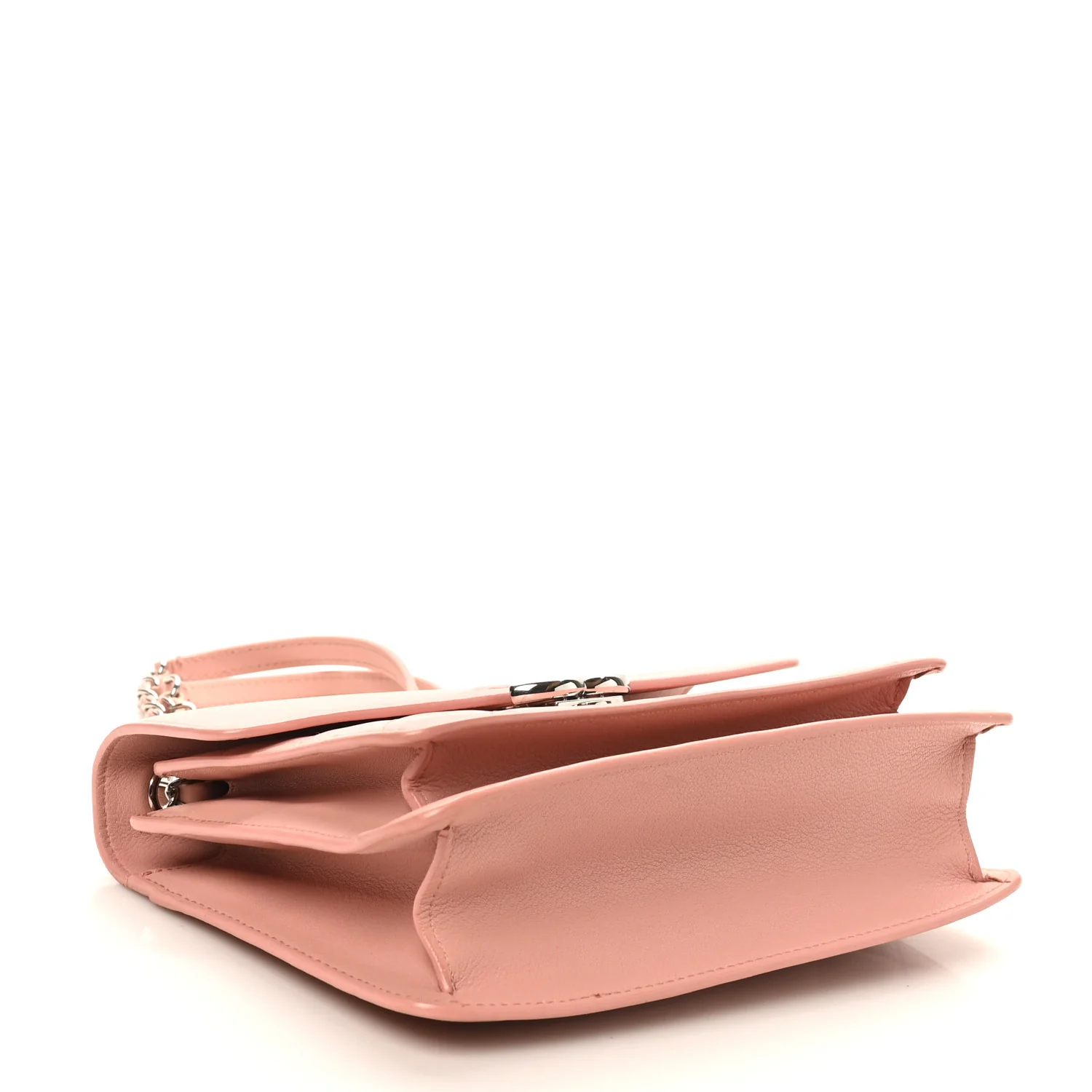 Goatskin Quilted Small CC Box Flap Pink - Image 4