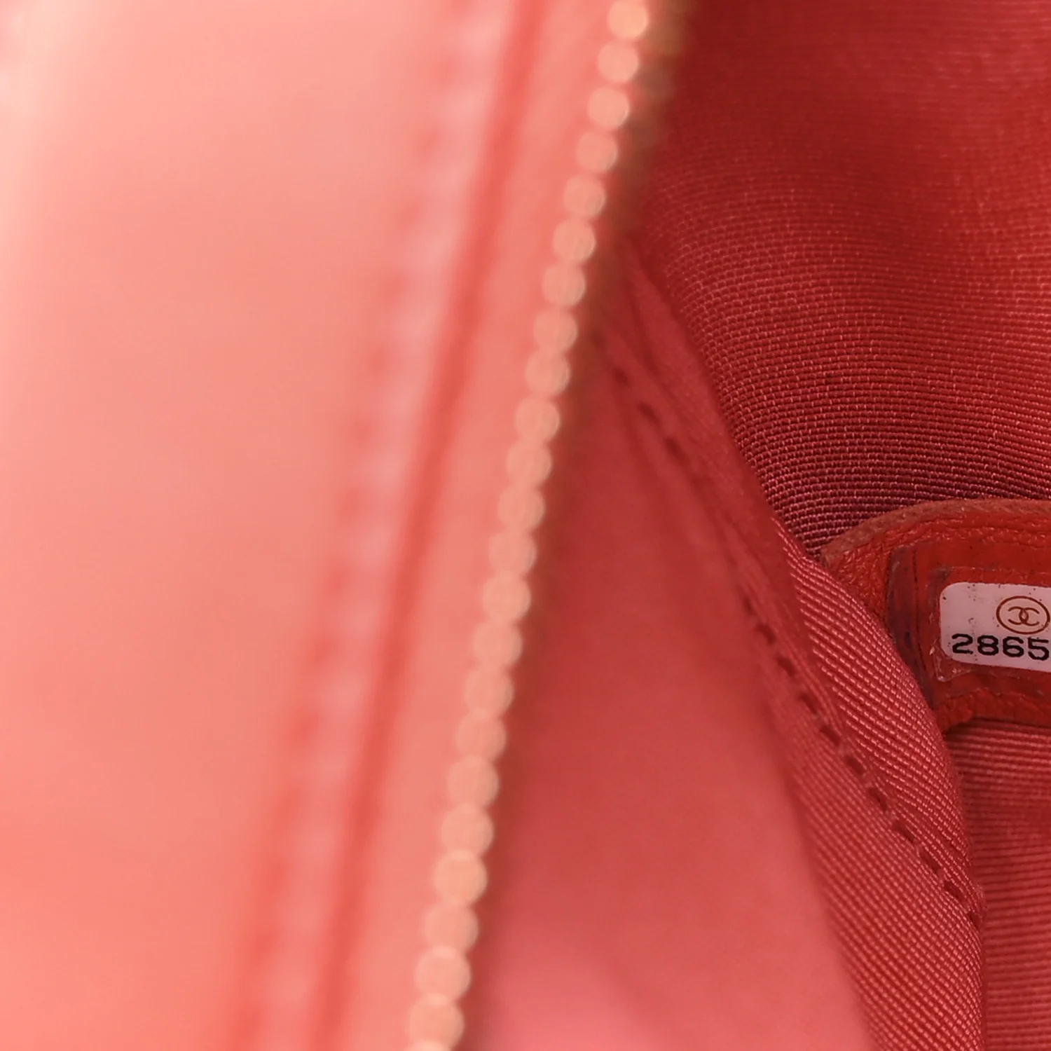 Goatskin Quilted Small In & Out Camera Case Pink Red - Image 7