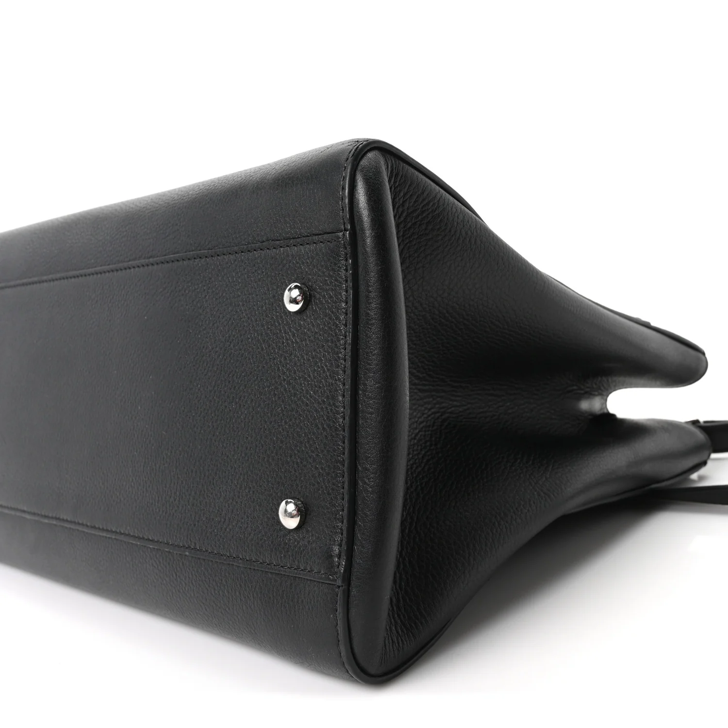 Grained Calfskin Medium Neo Executive Shopper Tote Black - Image 9