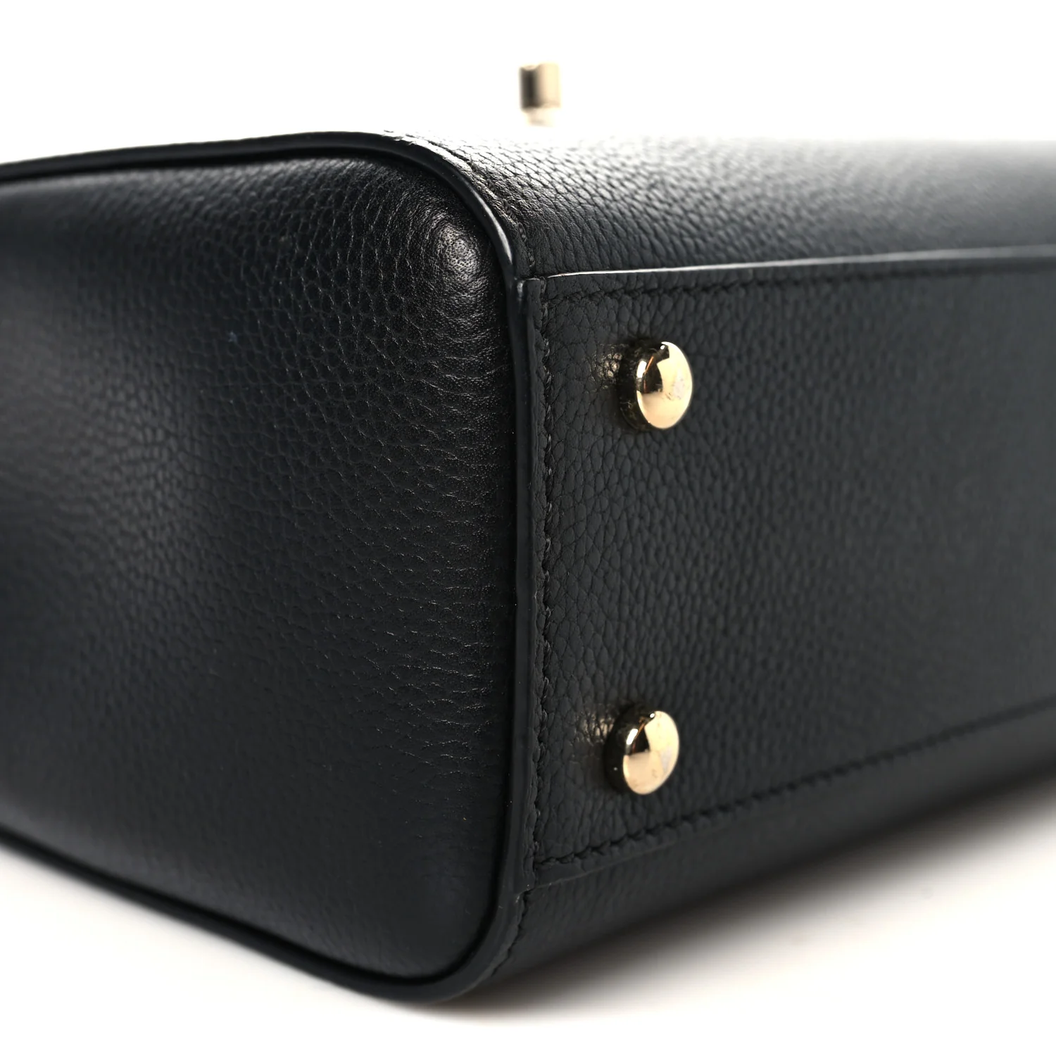 Grained Calfskin Mini Neo Executive Shopper Tote Black - Image 9
