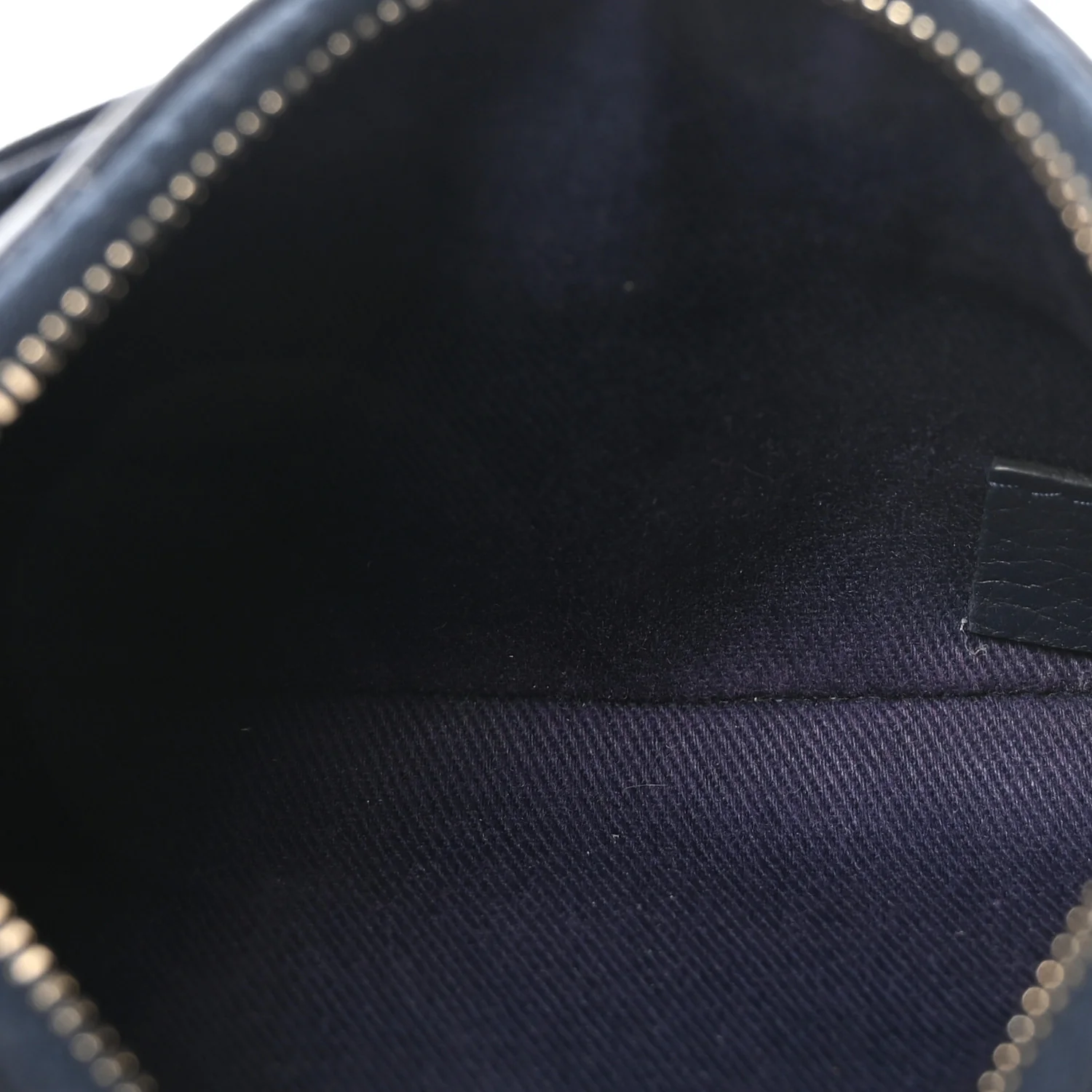 Grained Calfskin Neo Executive Cosmetic Case Navy - Image 5