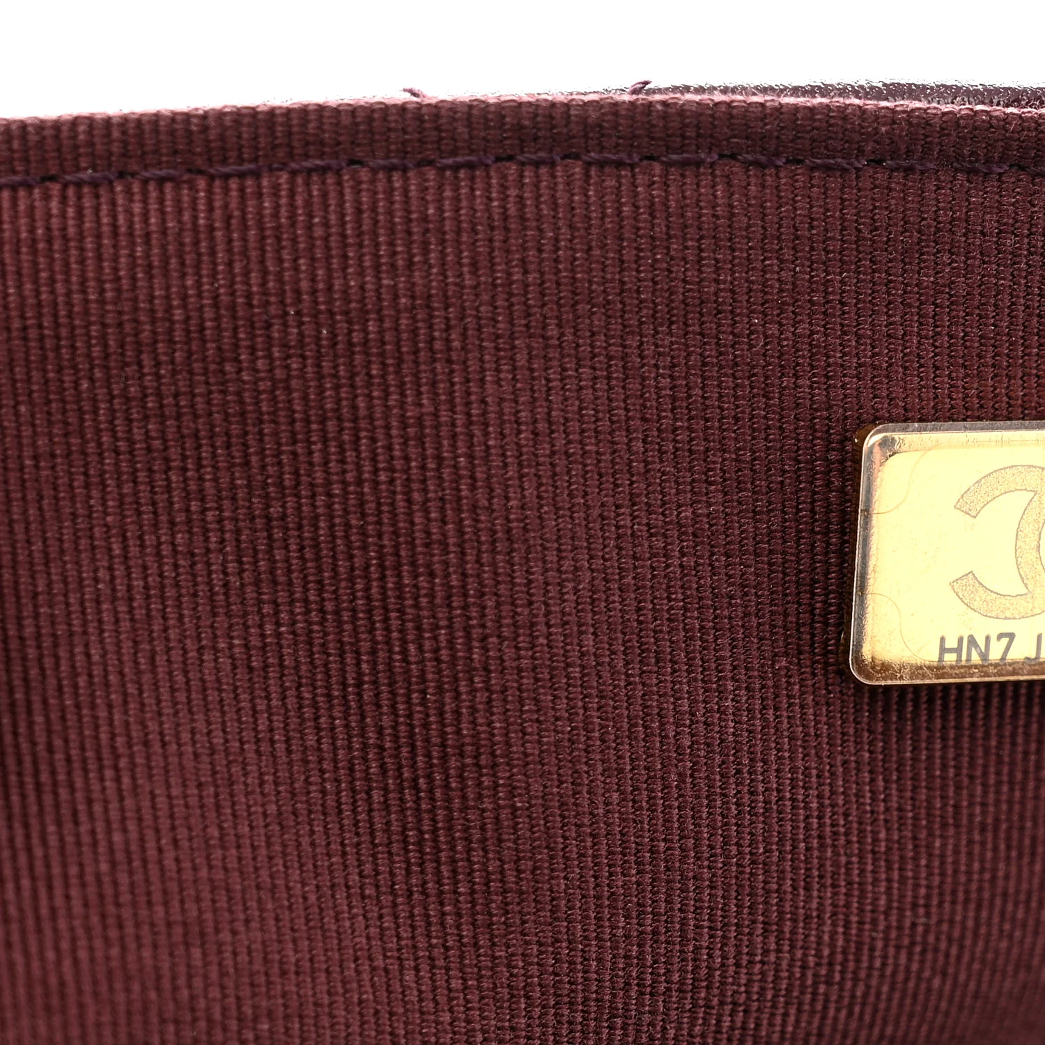 Grained Calfskin Quilted XXL Travel Flap Bag Burgundy - Image 7