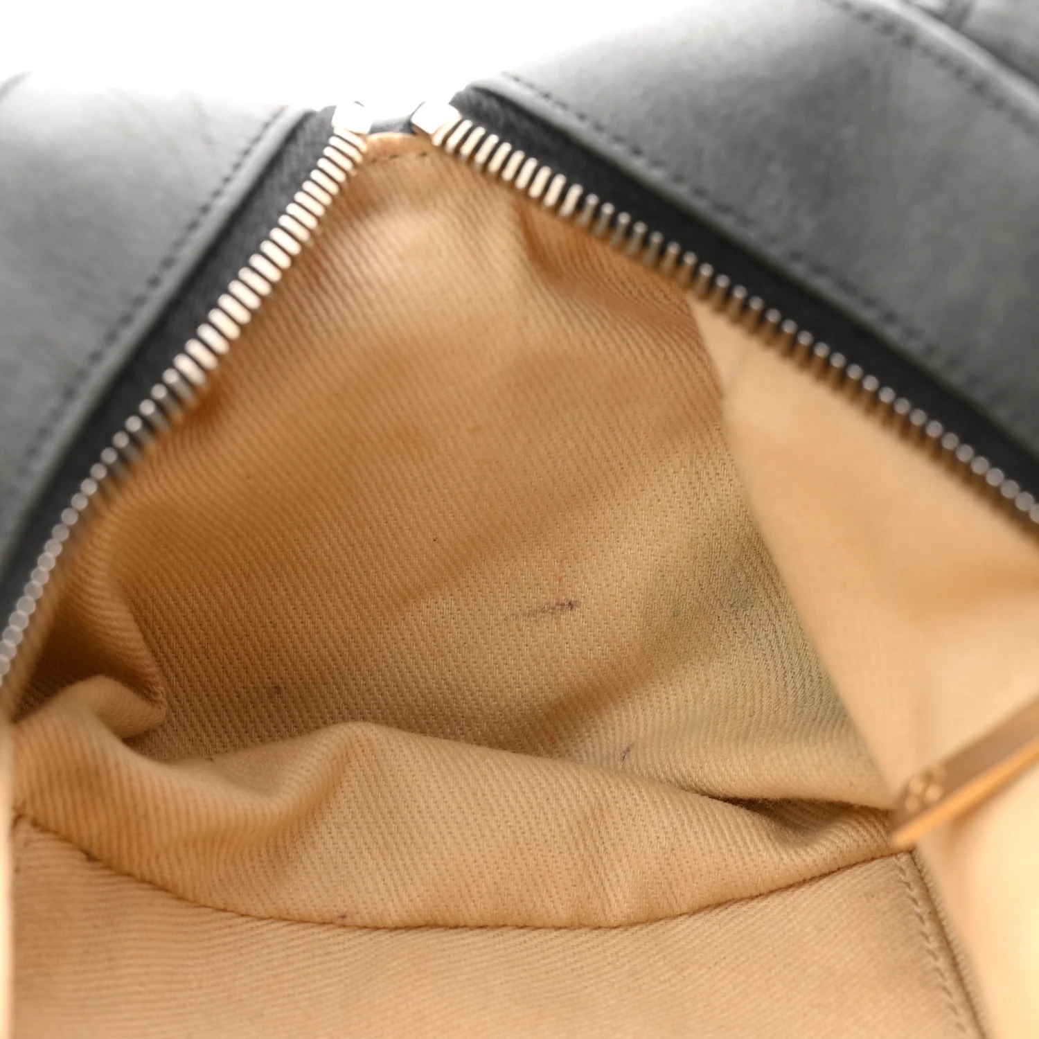 Iridescent Calfskin Chic Quilt Bowling Bag Black - Image 11