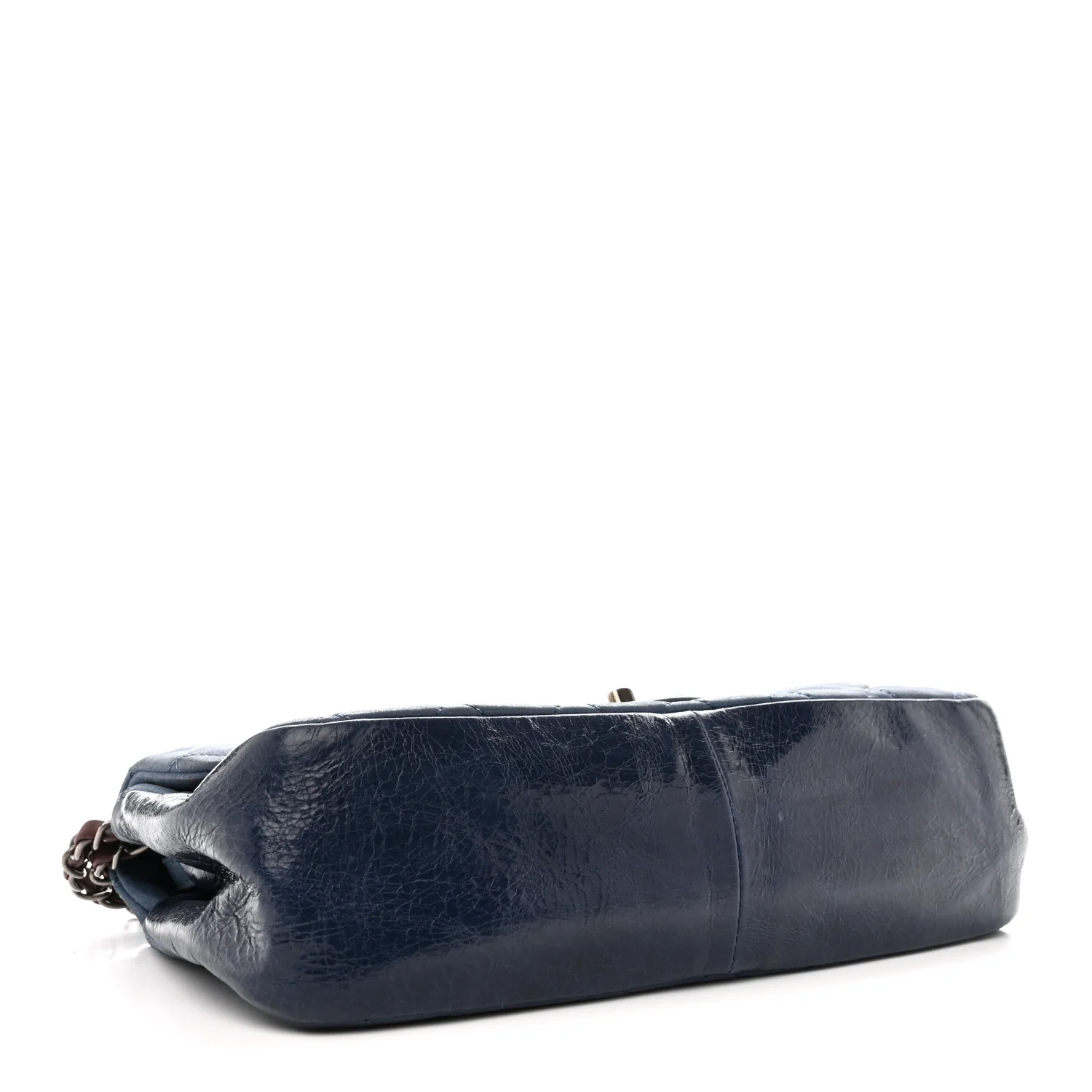 Iridescent Calfskin Medium In The Mix Flap Blue - Image 4