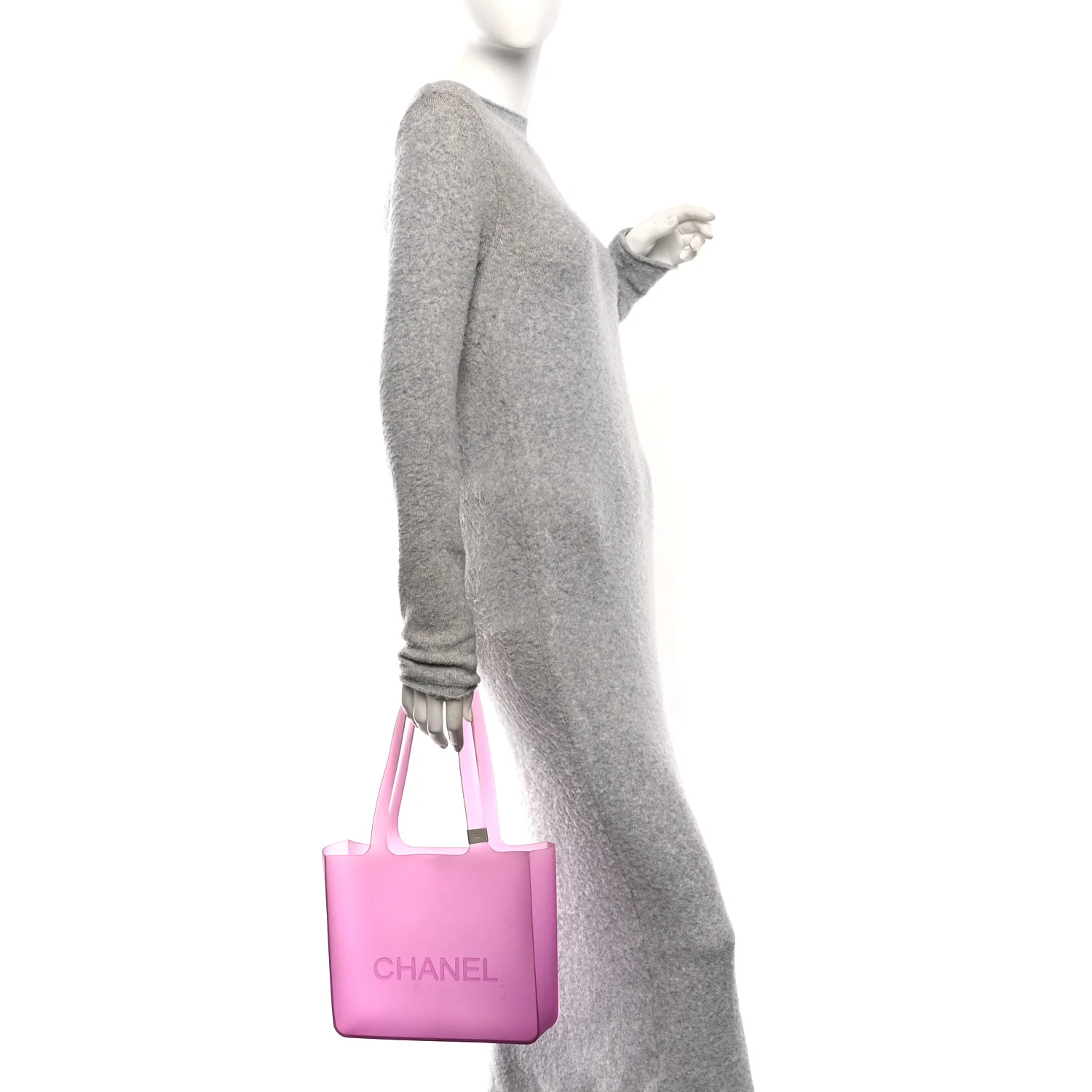 Jelly Rubber Tote Purple - Image 2