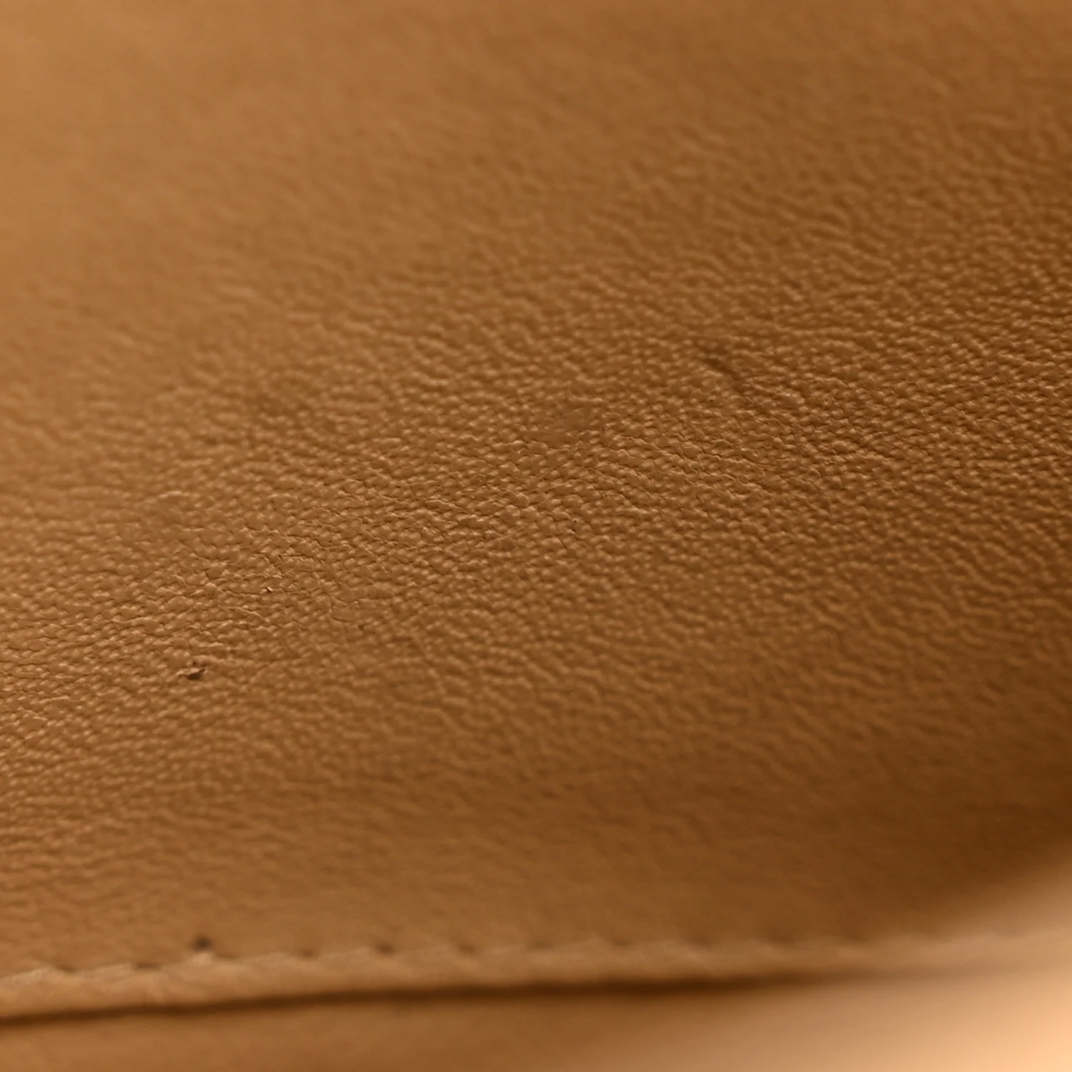 Jersey Quilted Medium Single Flap Beige - Image 11