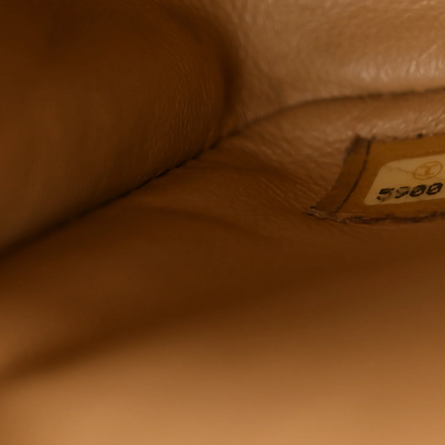 Jersey Quilted Medium Single Flap Beige - Image 7