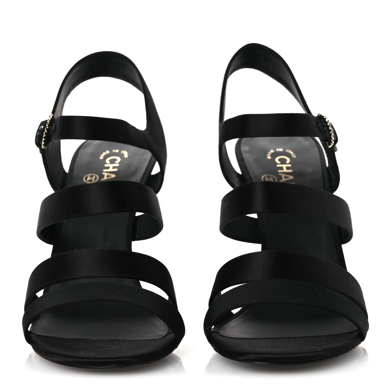 Kid Suede Pearl Sandals 42 Black - Image 3