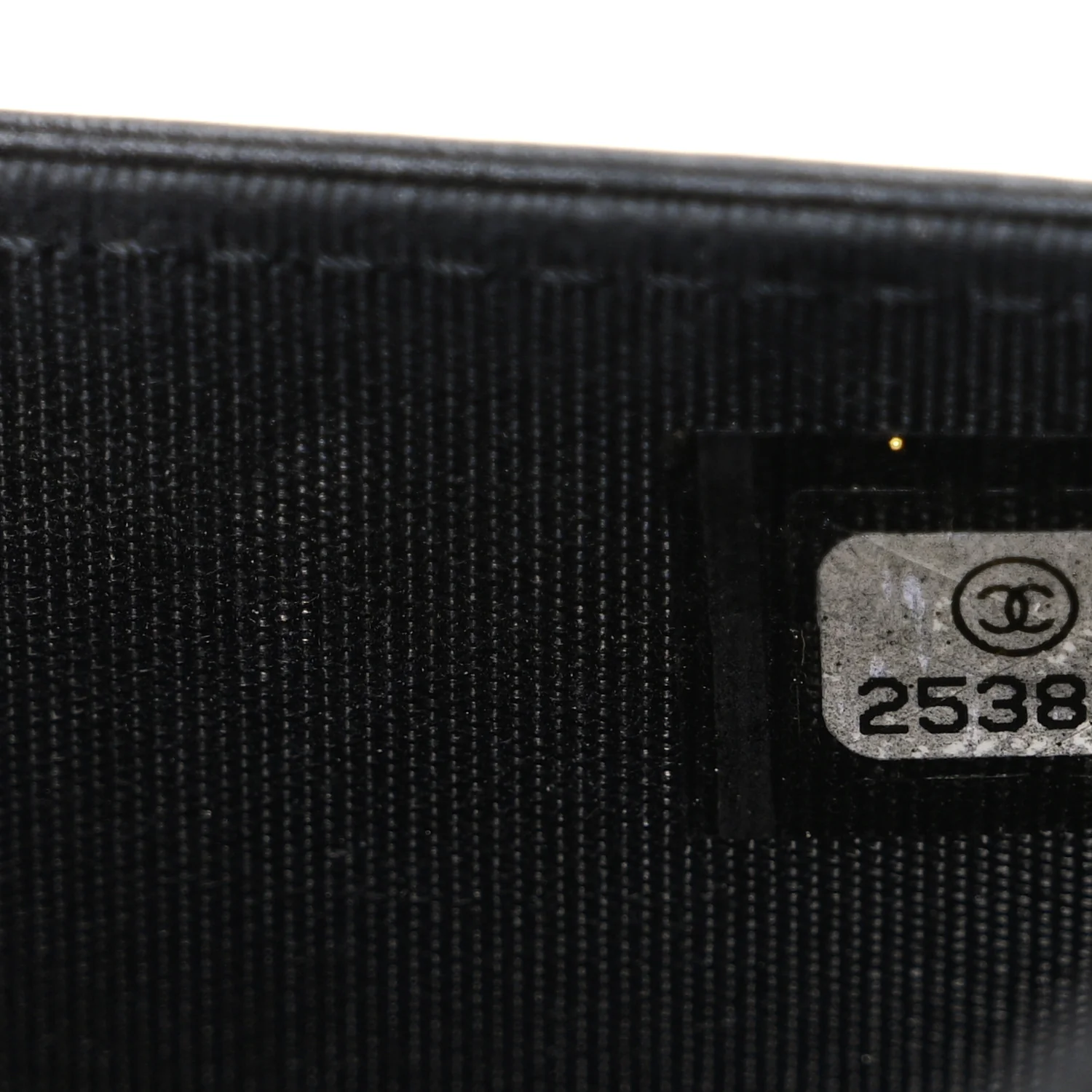 Lambskin Camellia Studded Wallet on Chain WOC Black - Image 8