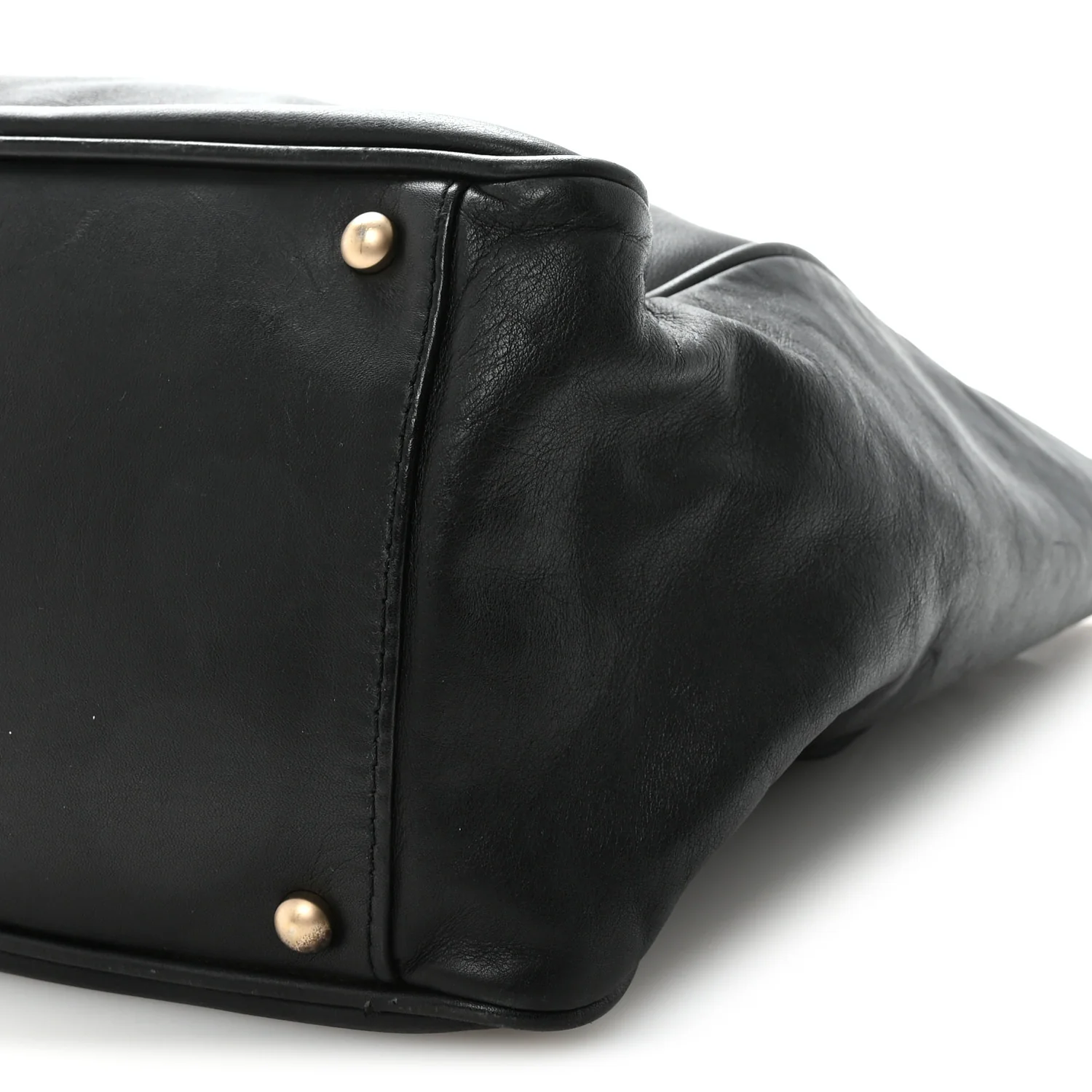 Lambskin Camellia Tote Black - Image 10