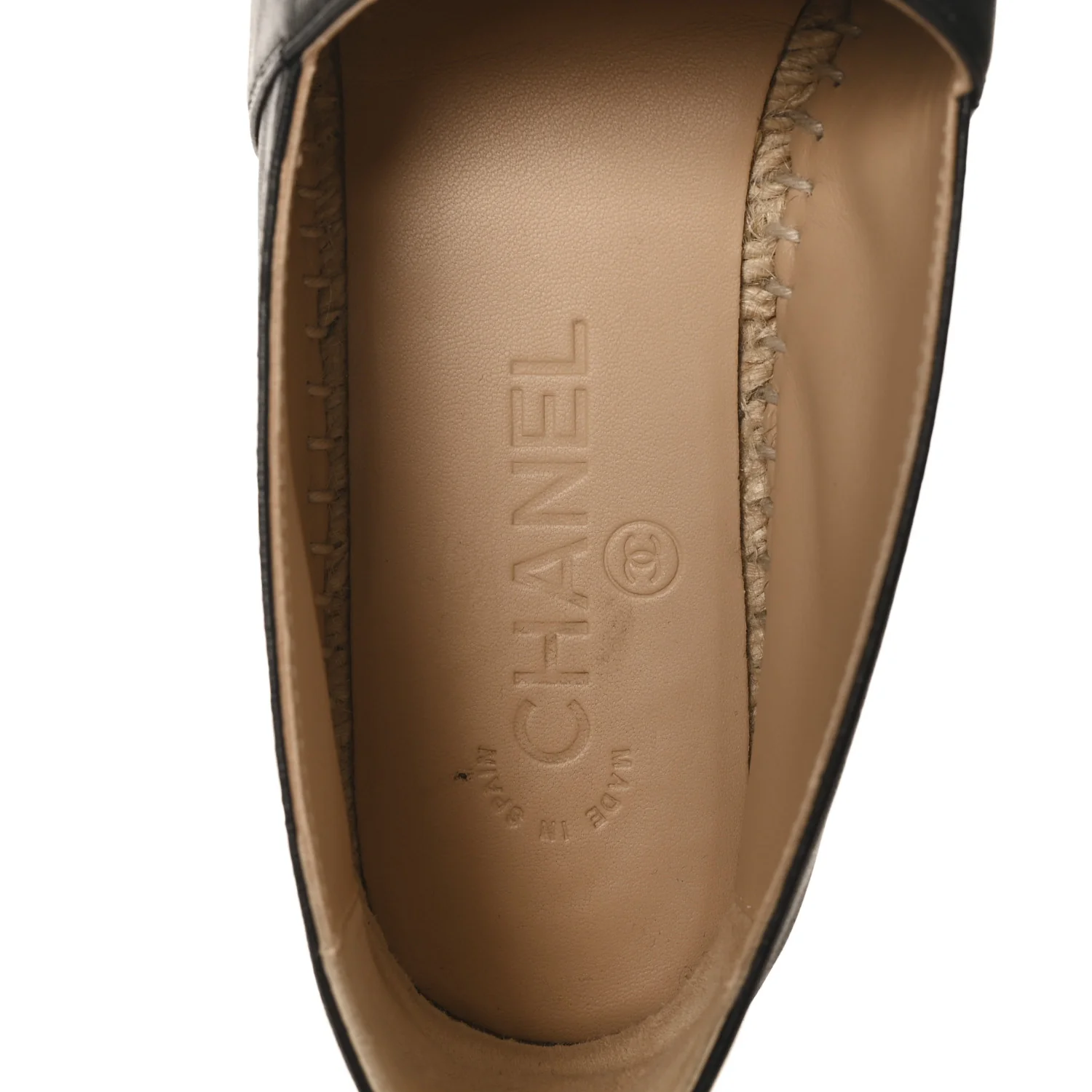 Lambskin CC Espadrilles 38 Black - Image 8