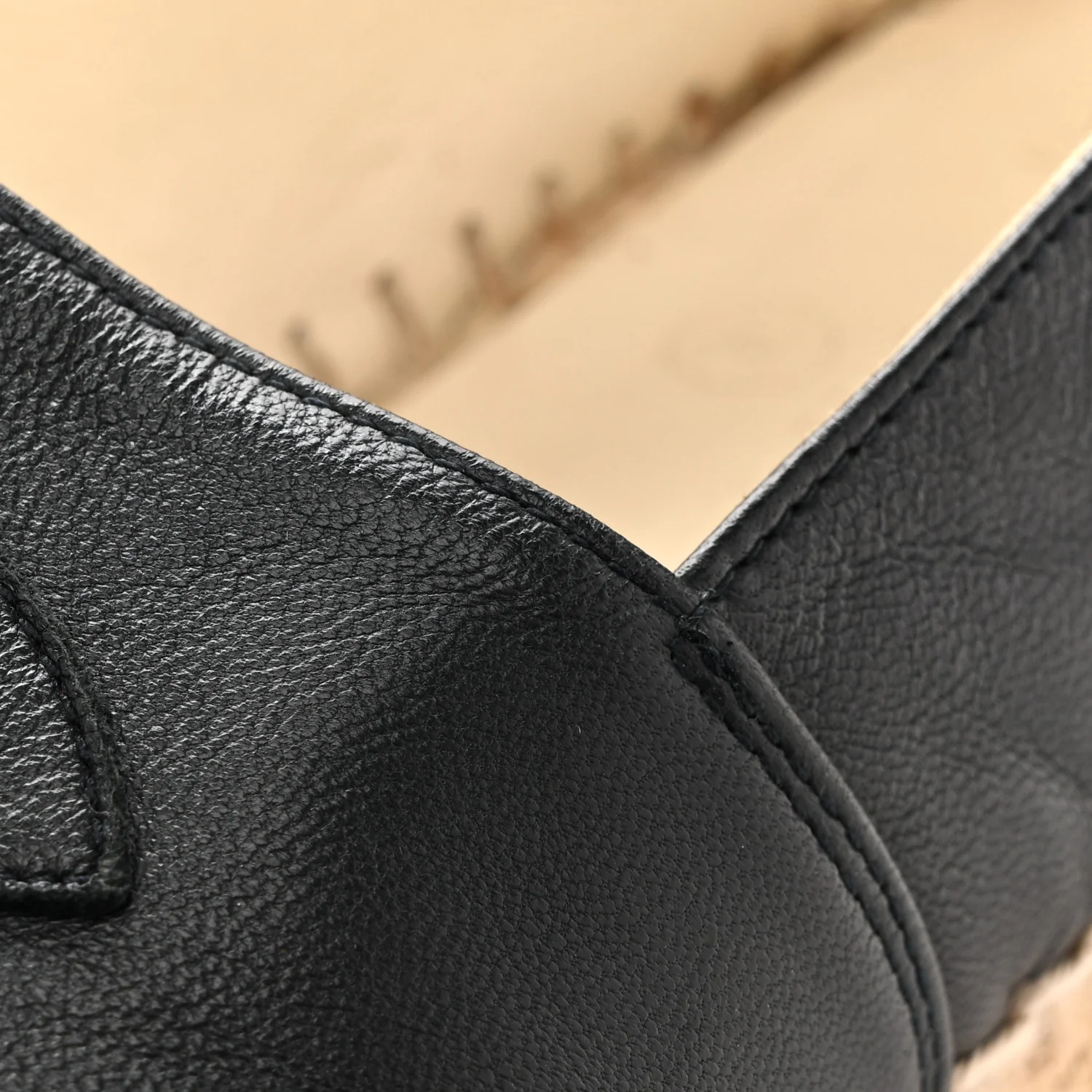 Lambskin CC Espadrilles 38 Dark Navy - Image 12