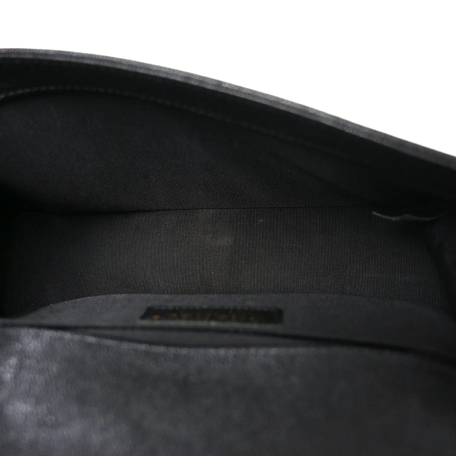 Lambskin Chevron Quilted Medium Boy Flap Black - Image 5