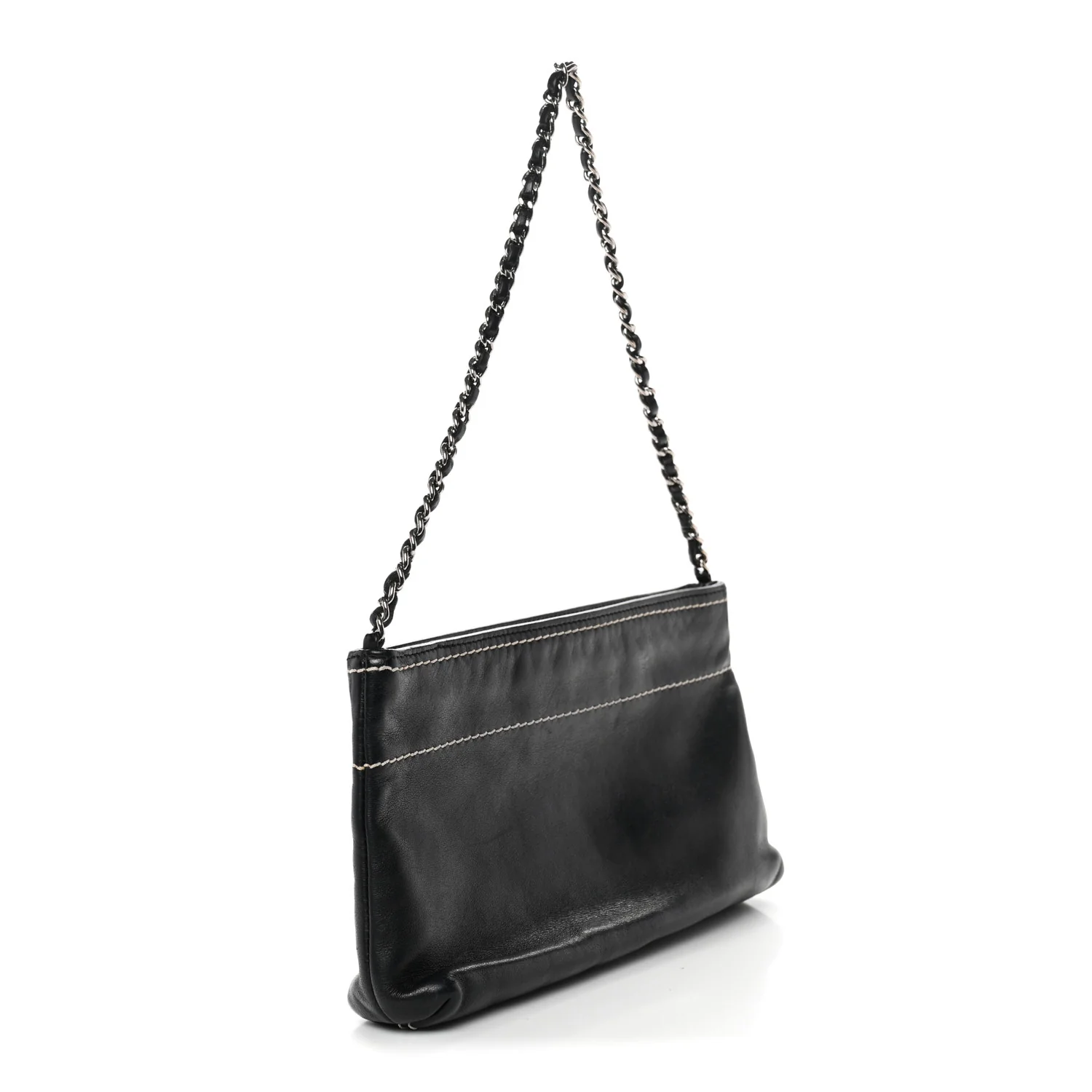 Lambskin Lax Pochette Black - Image 3