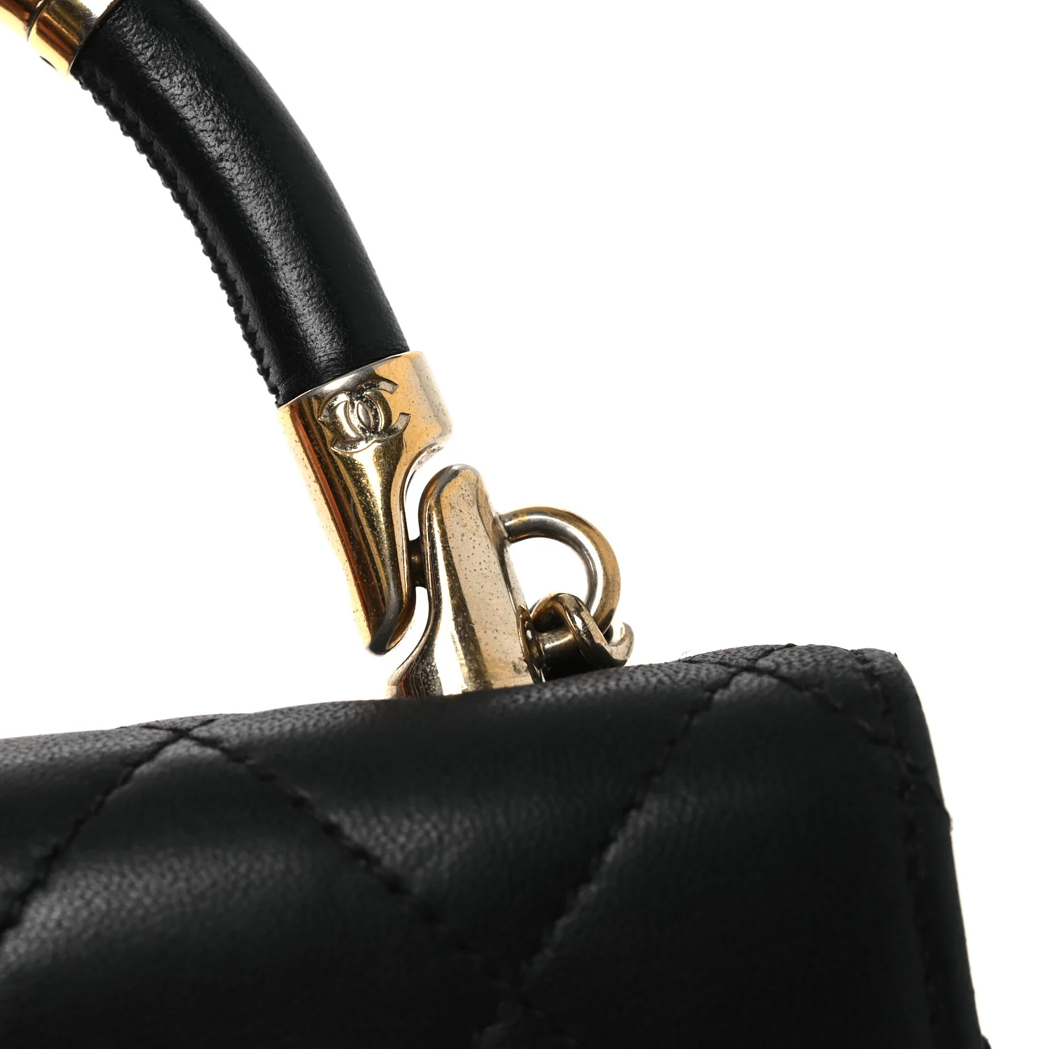 Lambskin Mini Carry Chic Flap Black - Image 16