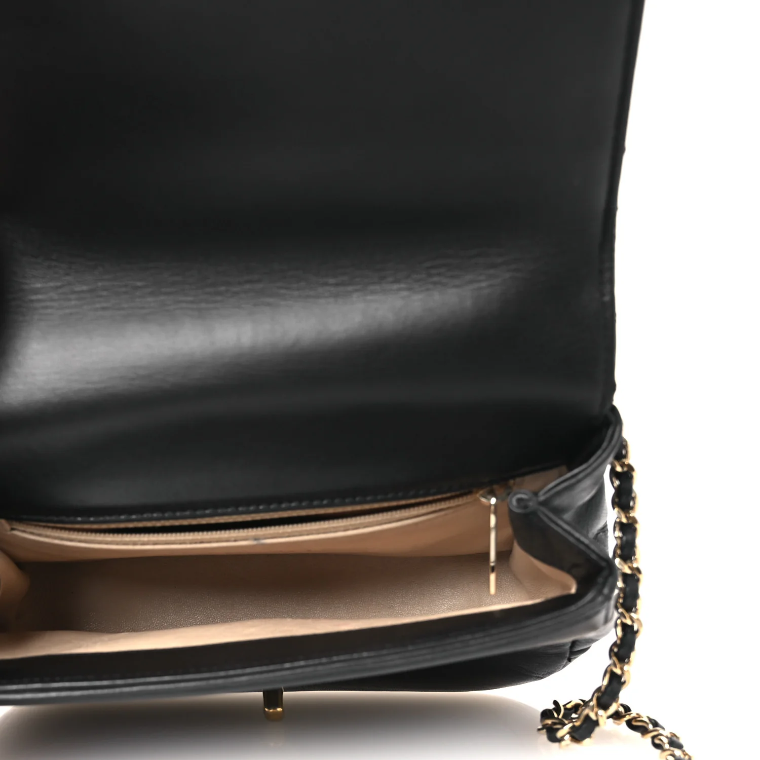 Lambskin Mini Carry Chic Flap Black - Image 5