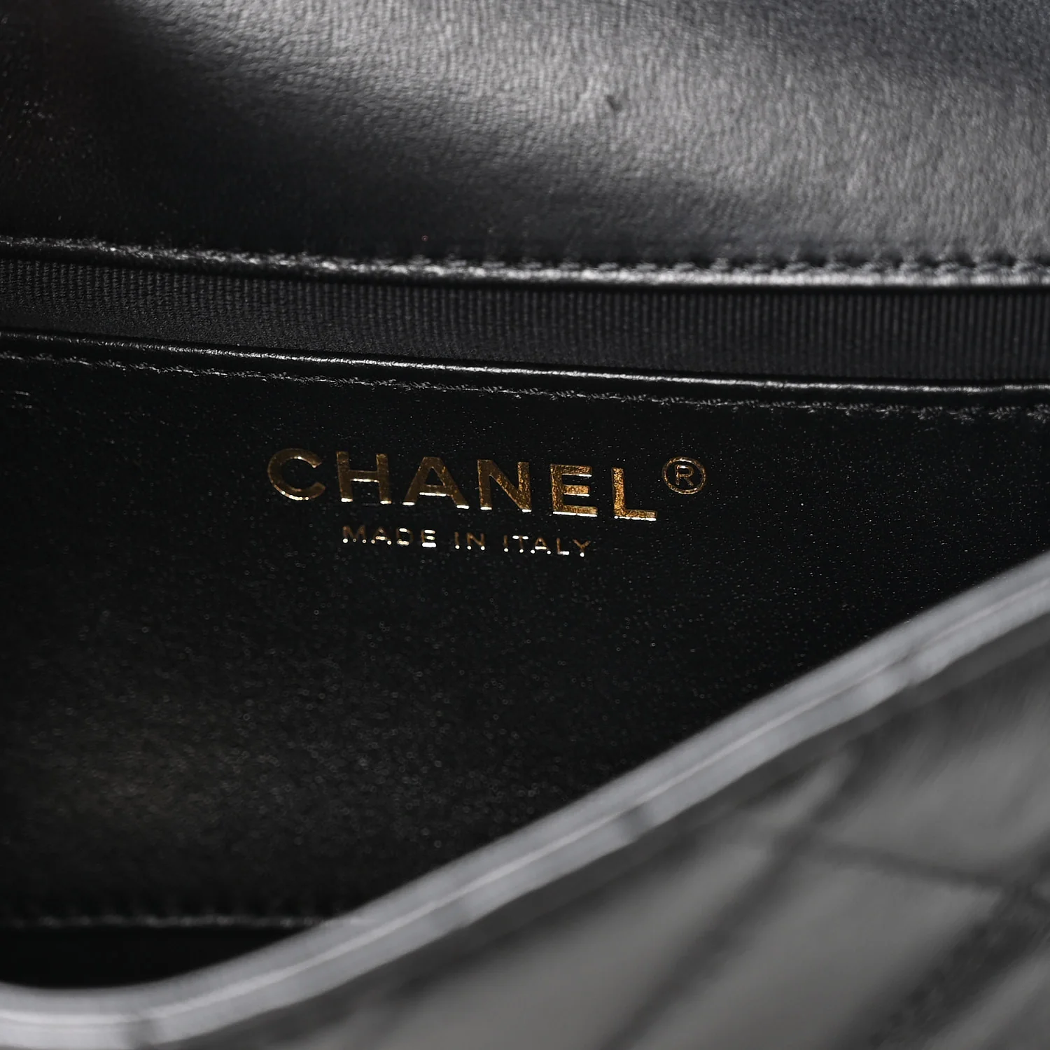 Lambskin Quilted Bijoux Chain Mini Top Handle Flap Black - Image 6