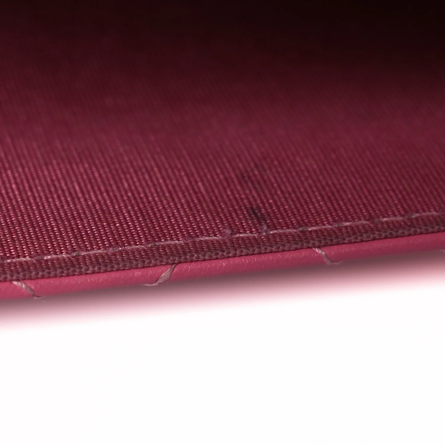 Lambskin Quilted Boy Square Wallet on Chain WOC Pink - Image 12