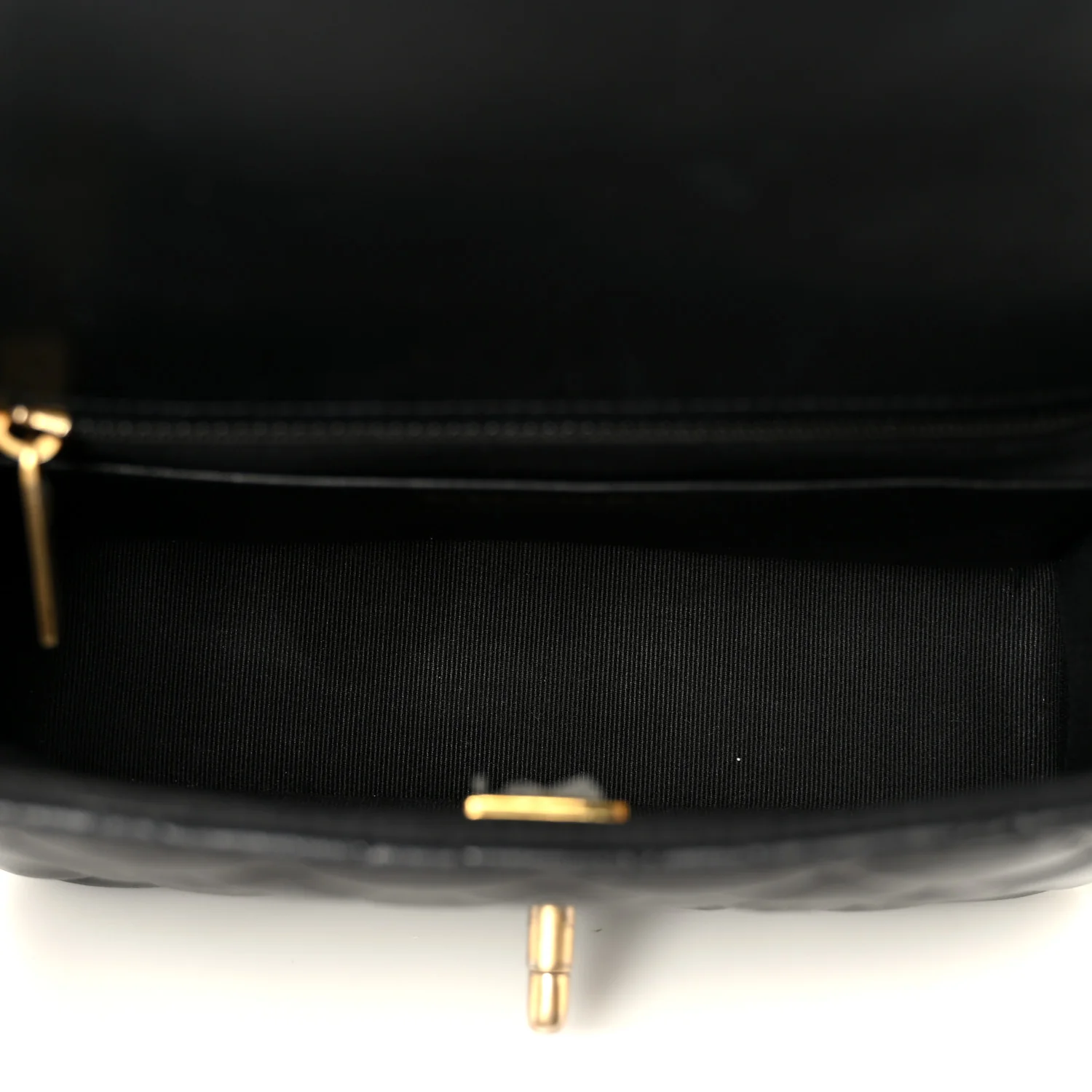 Lambskin Quilted Casino Chips Small Flap Black - Image 5