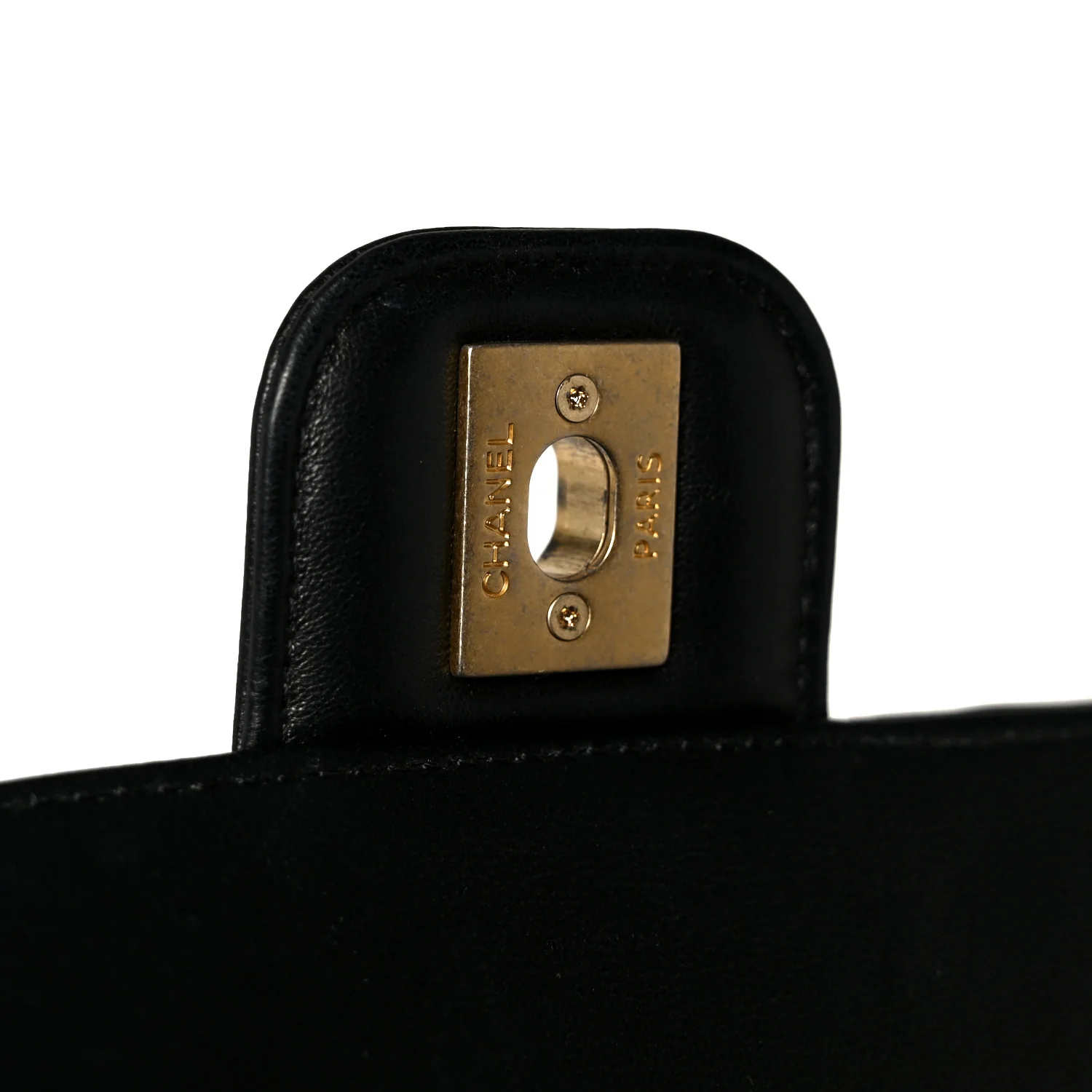 Lambskin Quilted Casino Chips Small Flap Black - Image 6
