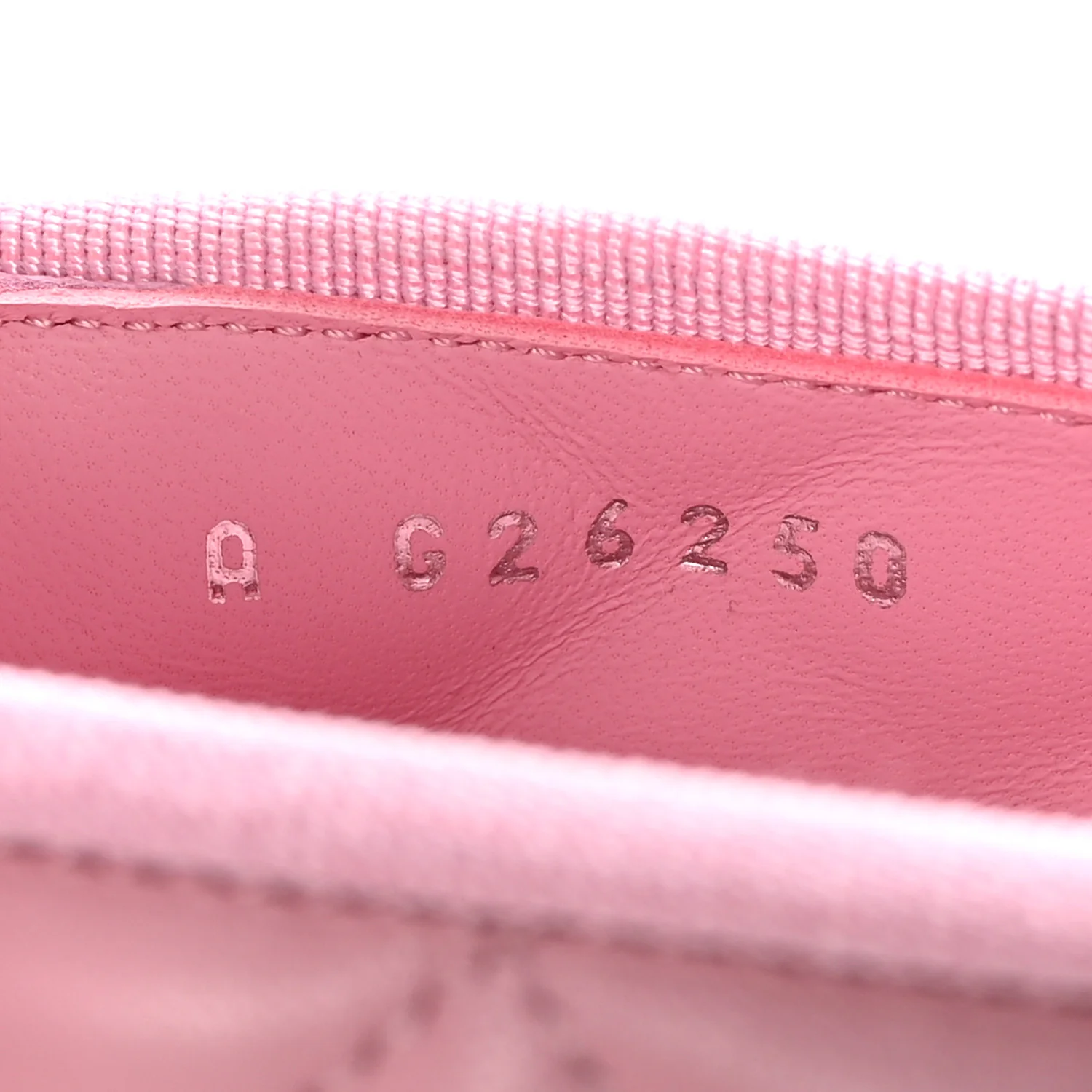 Lambskin Quilted CC Cap Toe Ballerina Flats 37.5 Pink Black - Image 9