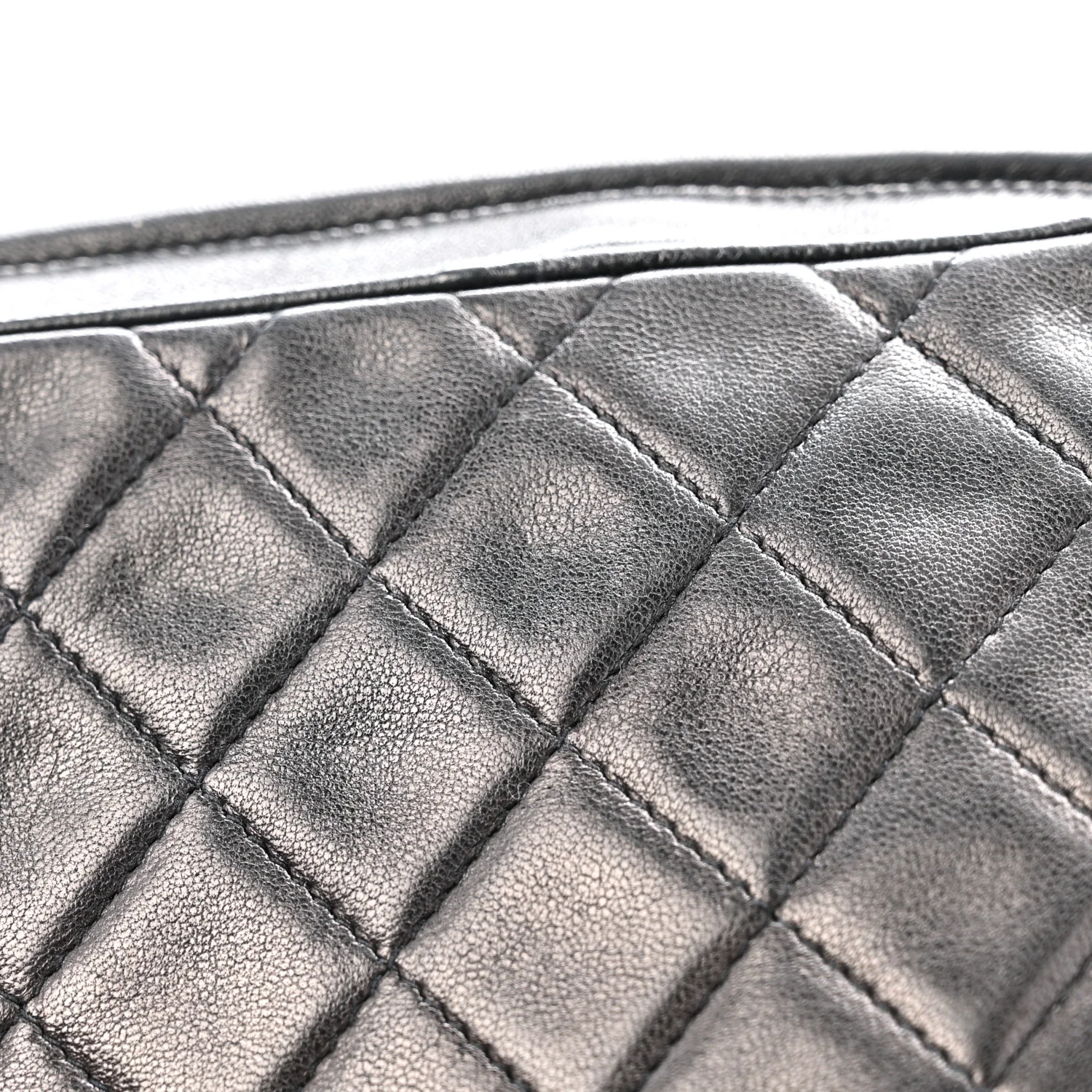 Lambskin Quilted CC Tassel Camera Case Black - Image 12