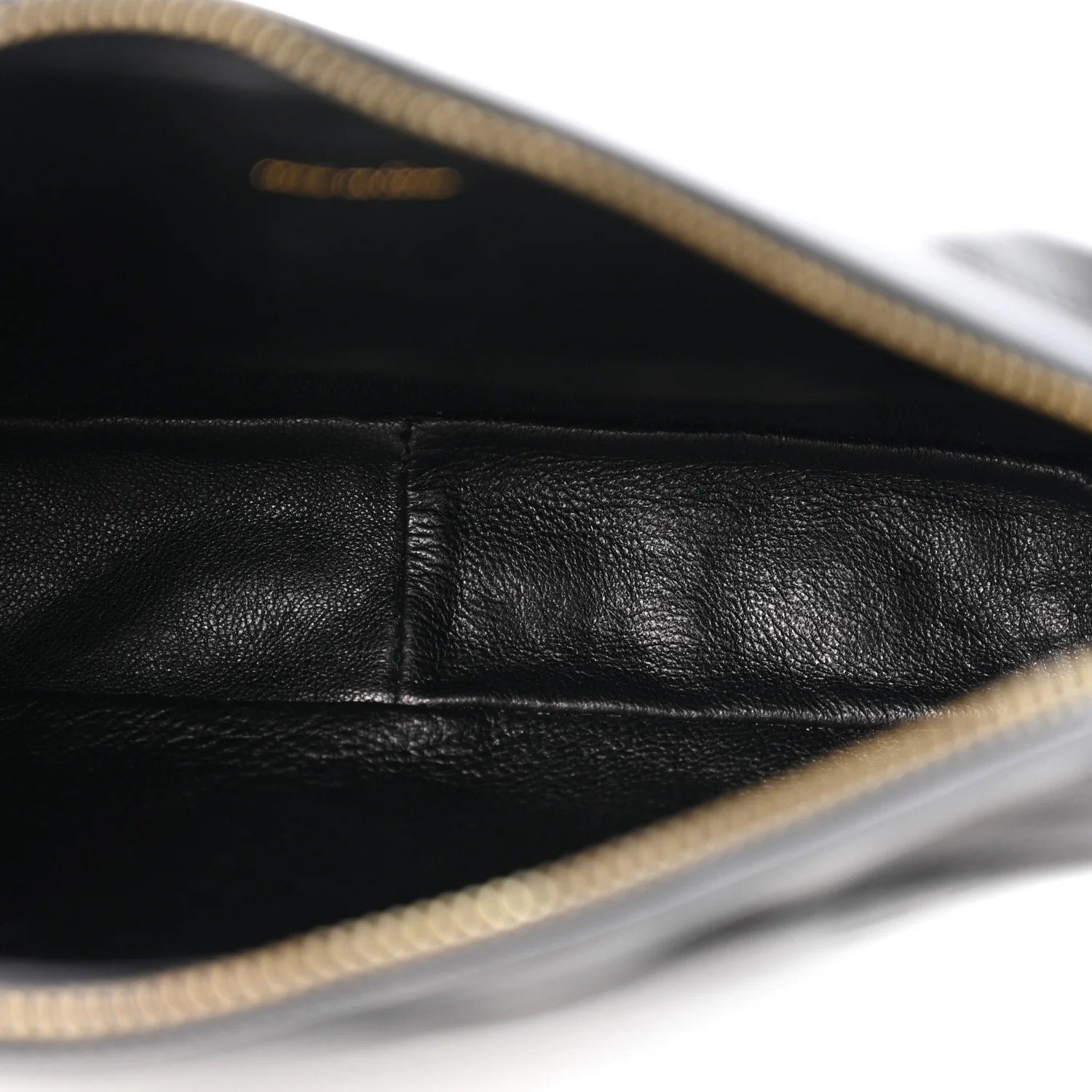 Lambskin Quilted CC Tassel Camera Case Black - Image 5