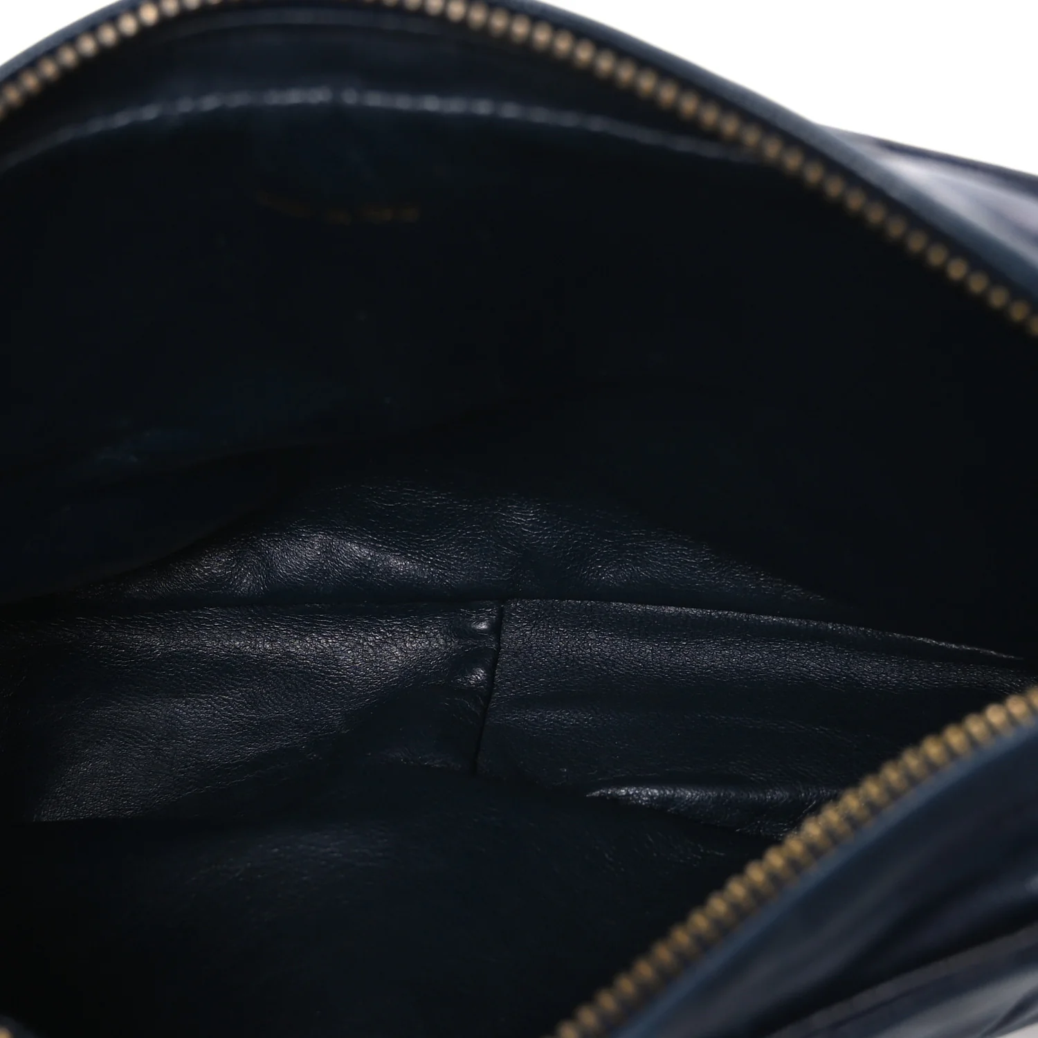 Lambskin Quilted CC Tassel Camera Case Navy - Image 4