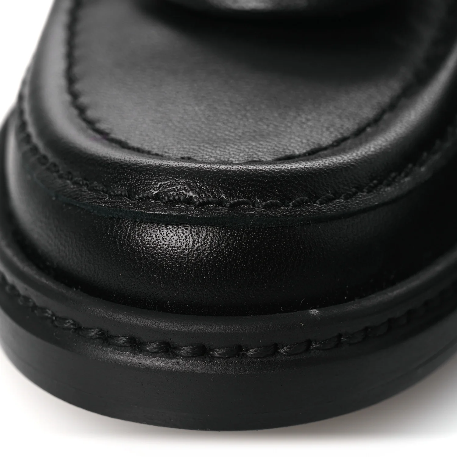 Lambskin Quilted CC Turnlock Loafers 36 Black - Image 11