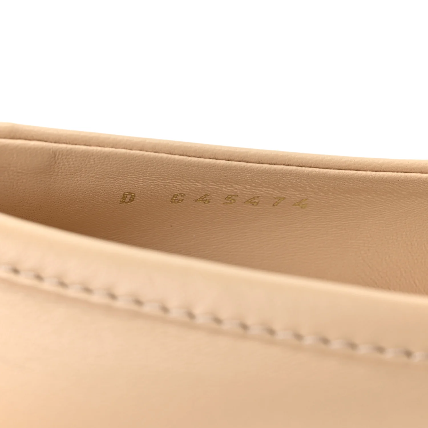 Lambskin Quilted CC Turnlock Loafers 37.5 Beige - Image 9