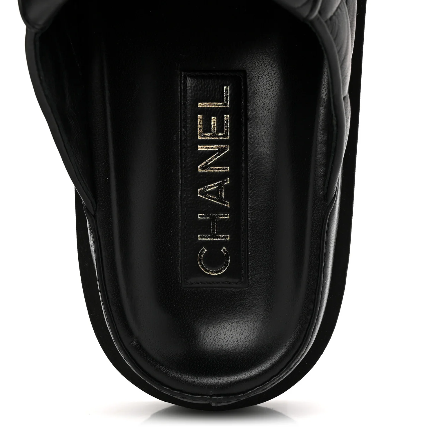 Lambskin Quilted CC Turnlock Mules 40 Black - Image 8