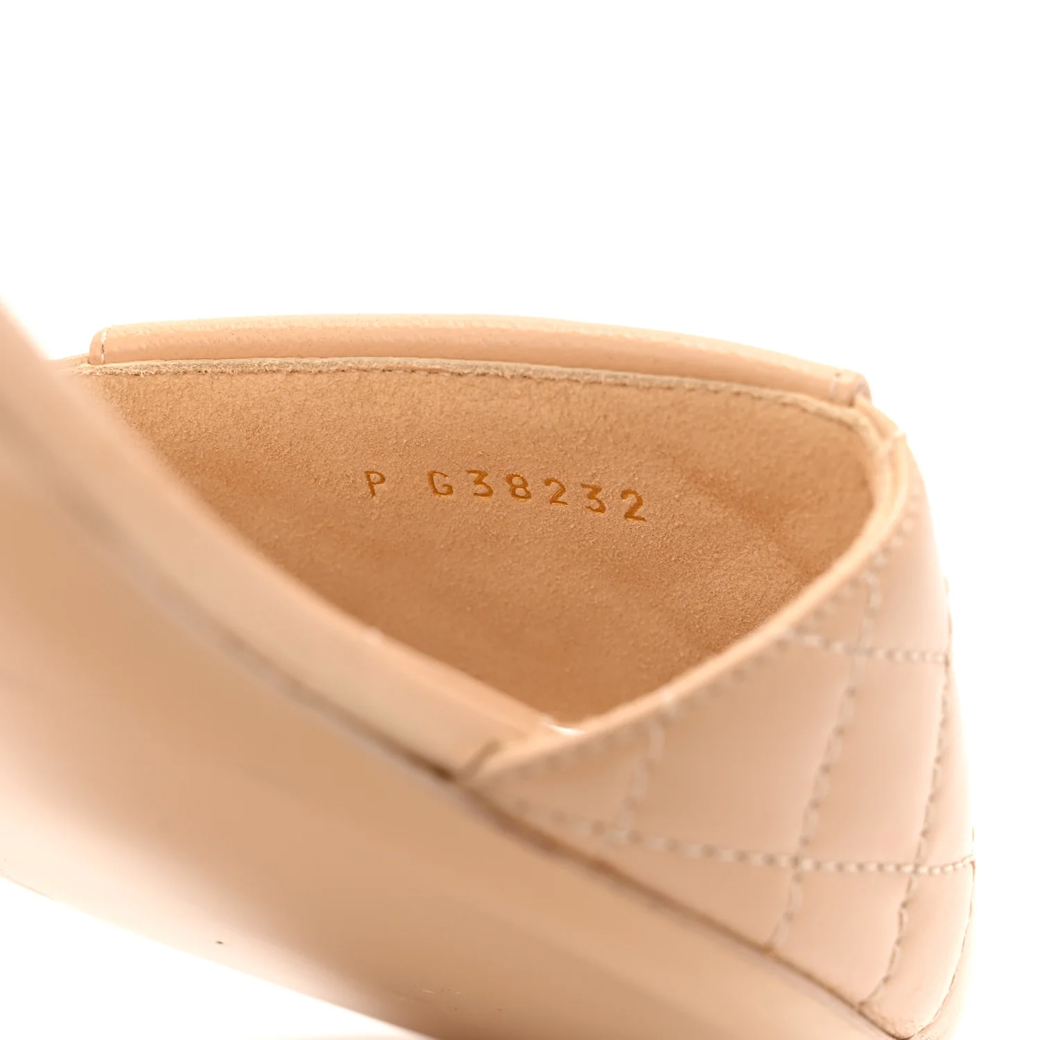 Lambskin Quilted CC Turnlock Sandals 38.5 Beige - Image 9