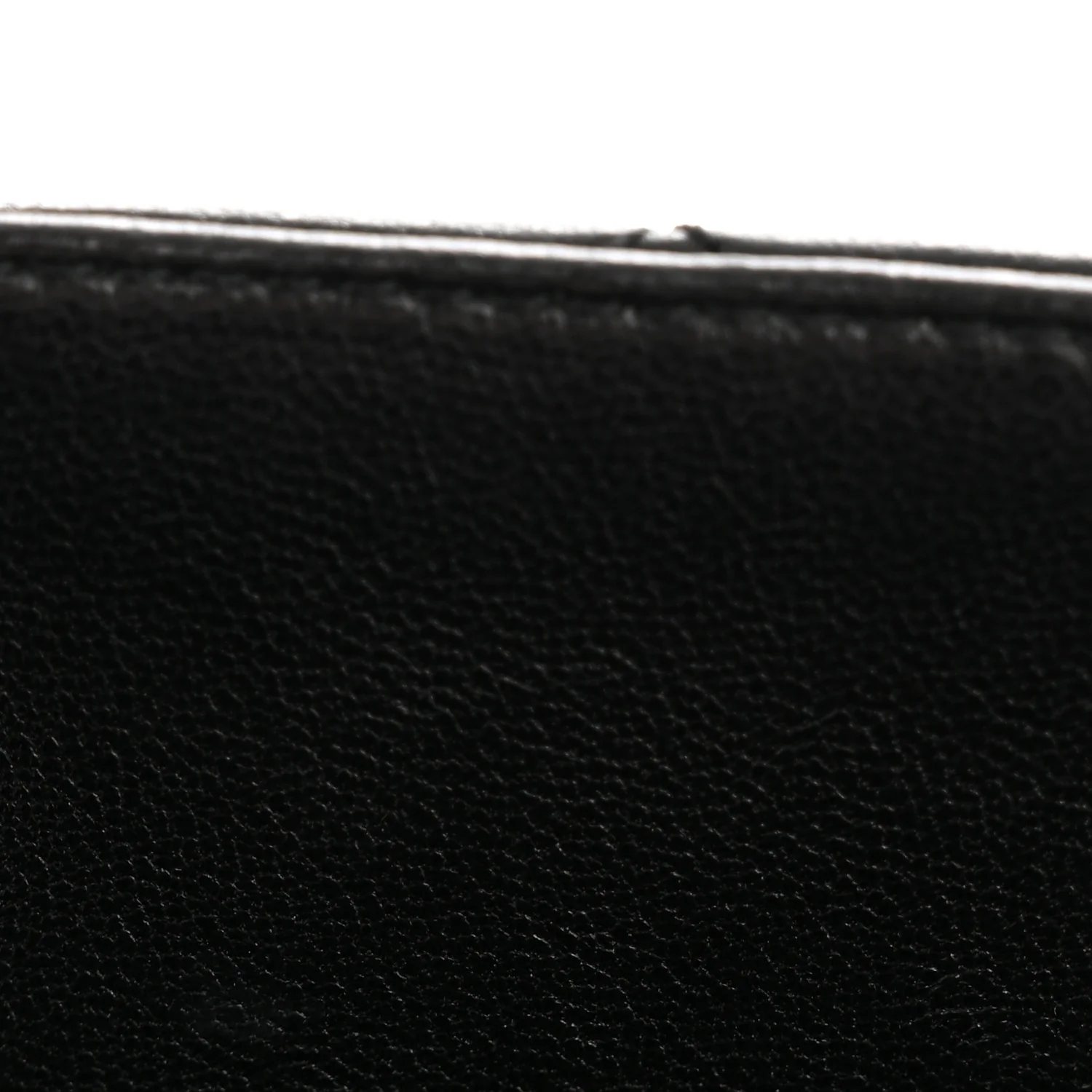 Lambskin Quilted Chaine Lettre Small Bucket Bag Black - Image 11
