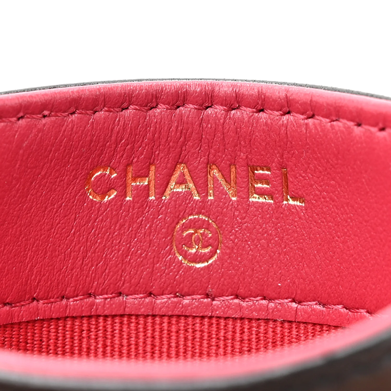 Lambskin Quilted Chanel 19 Card Holder Black - Image 6