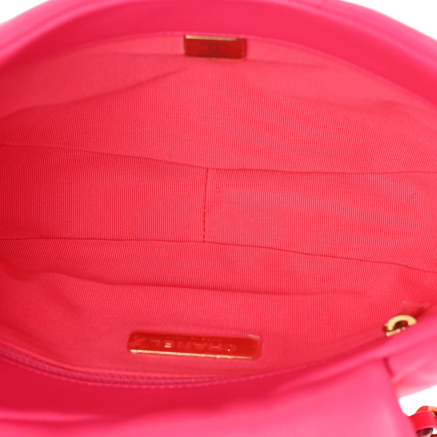 Lambskin Quilted Chanel 19 Hobo Pink - Image 5