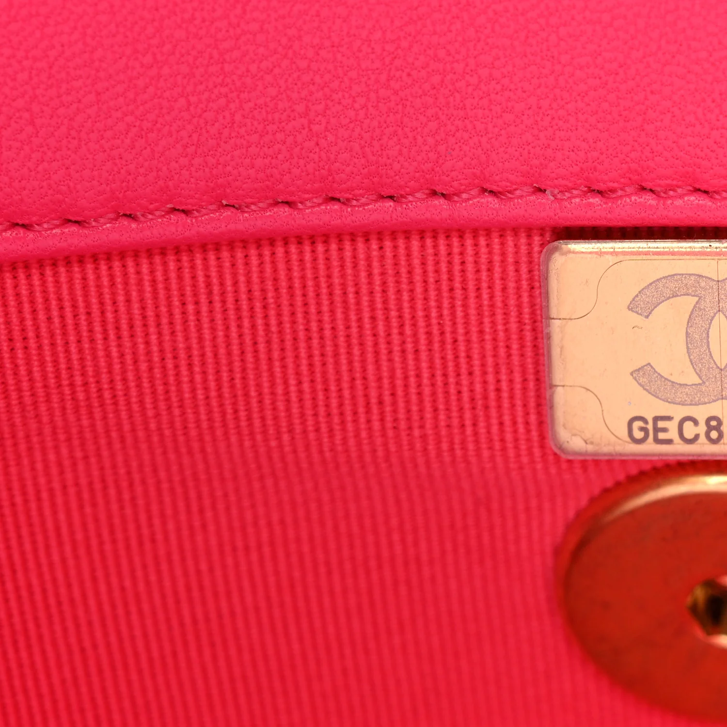 Lambskin Quilted Chanel 19 Hobo Pink - Image 7