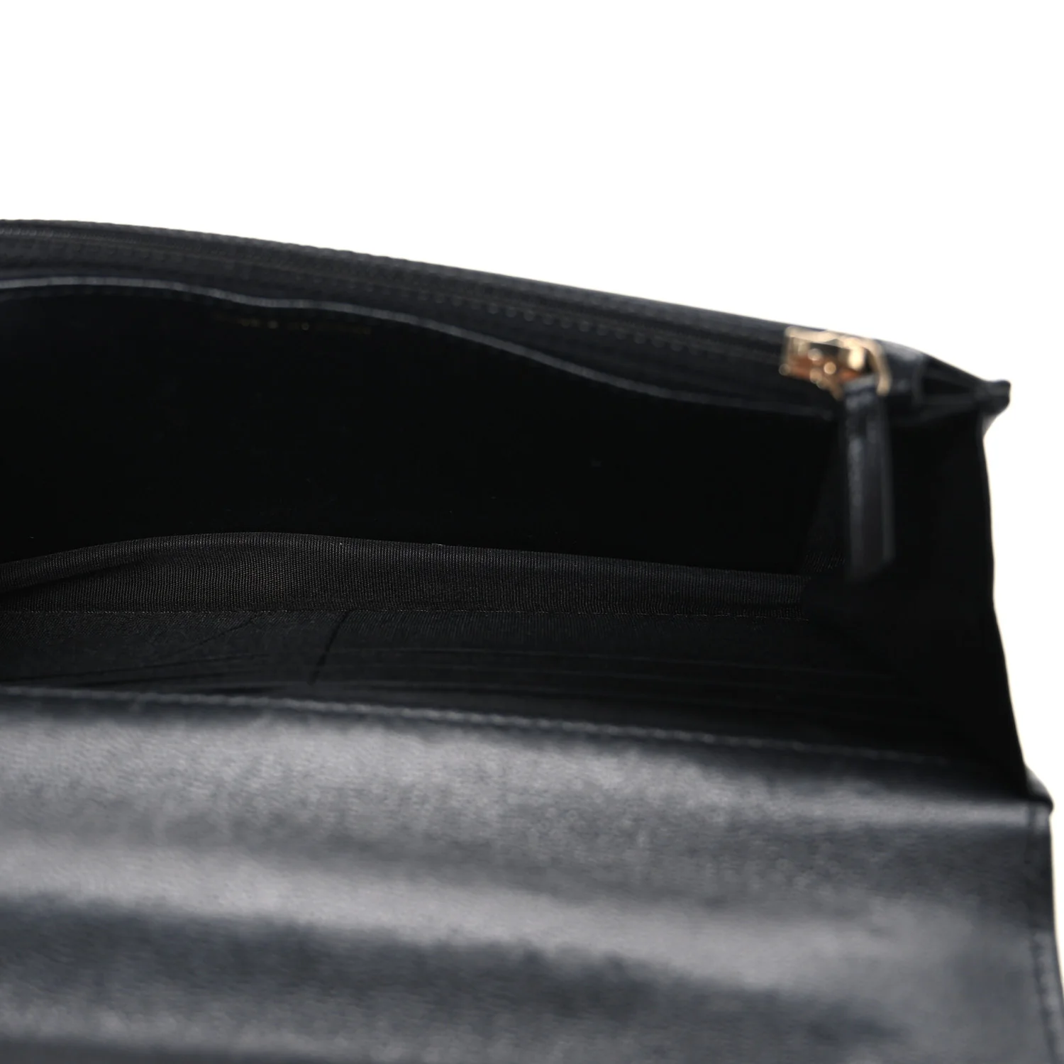 Lambskin Quilted Chanel 19 Wallet On Chain WOC Black - Image 5