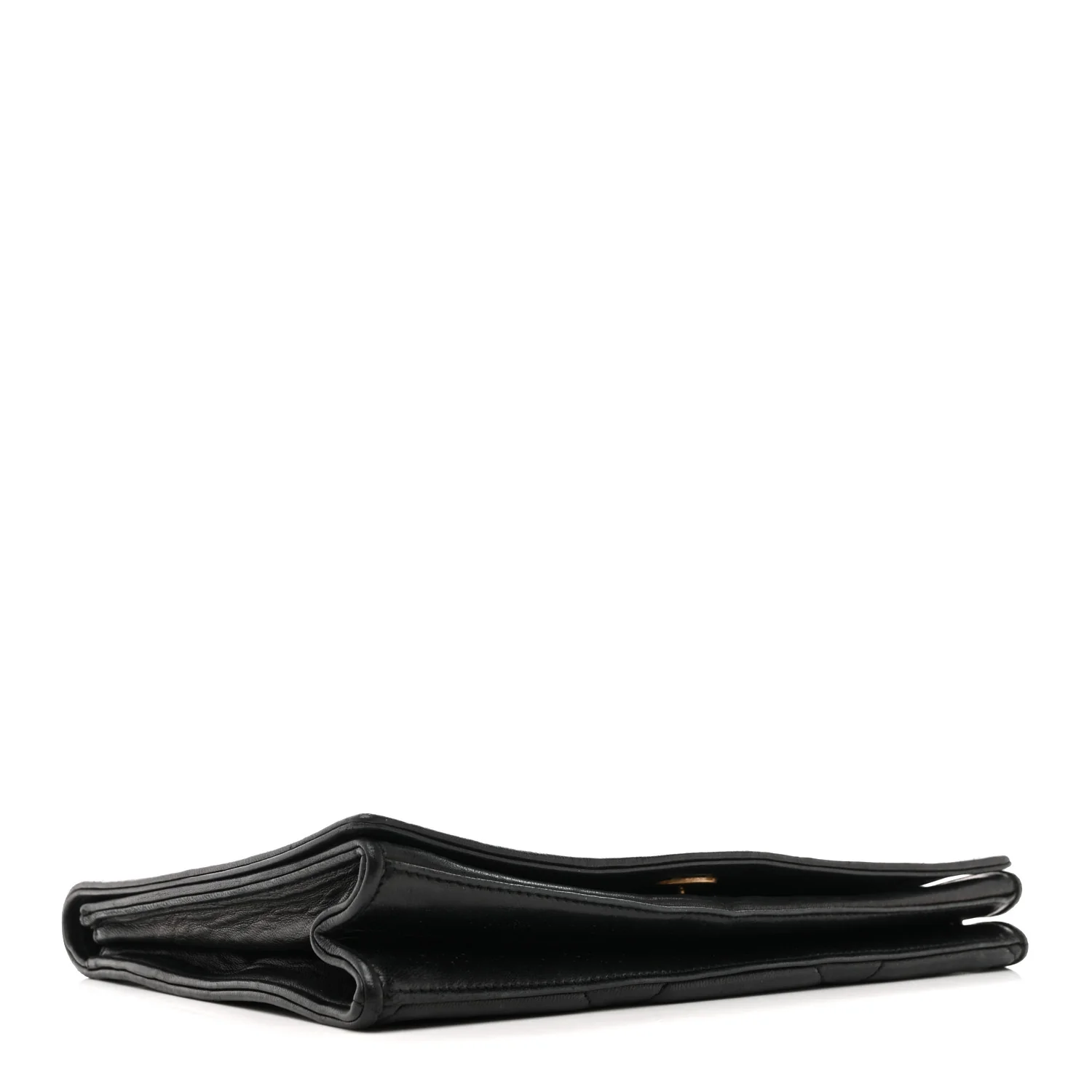 Lambskin Quilted Diamond CC Flap Black - Image 4