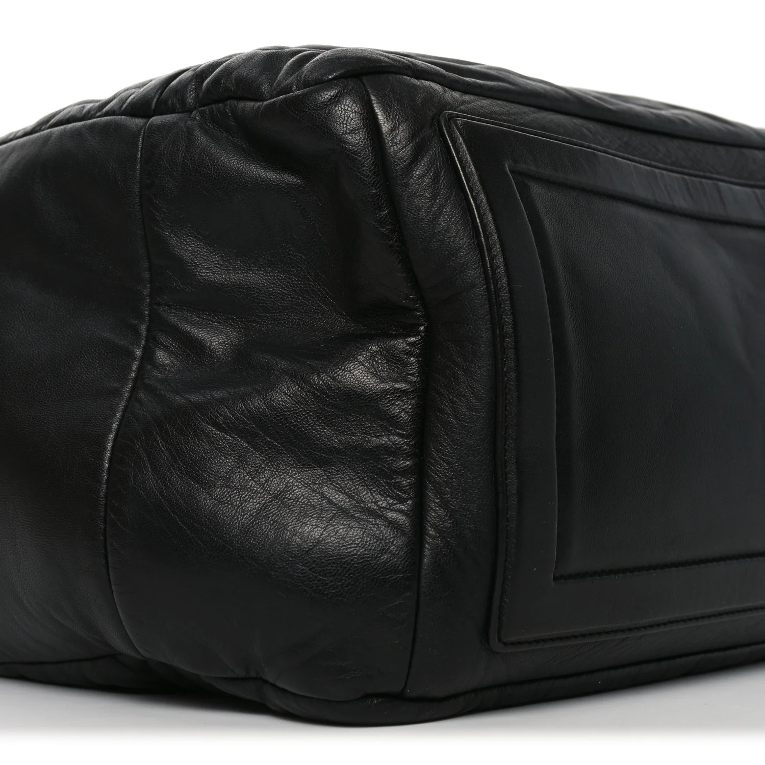 Lambskin Quilted Extra Large Coco Cocoon Reversible Tote Black - Image 9