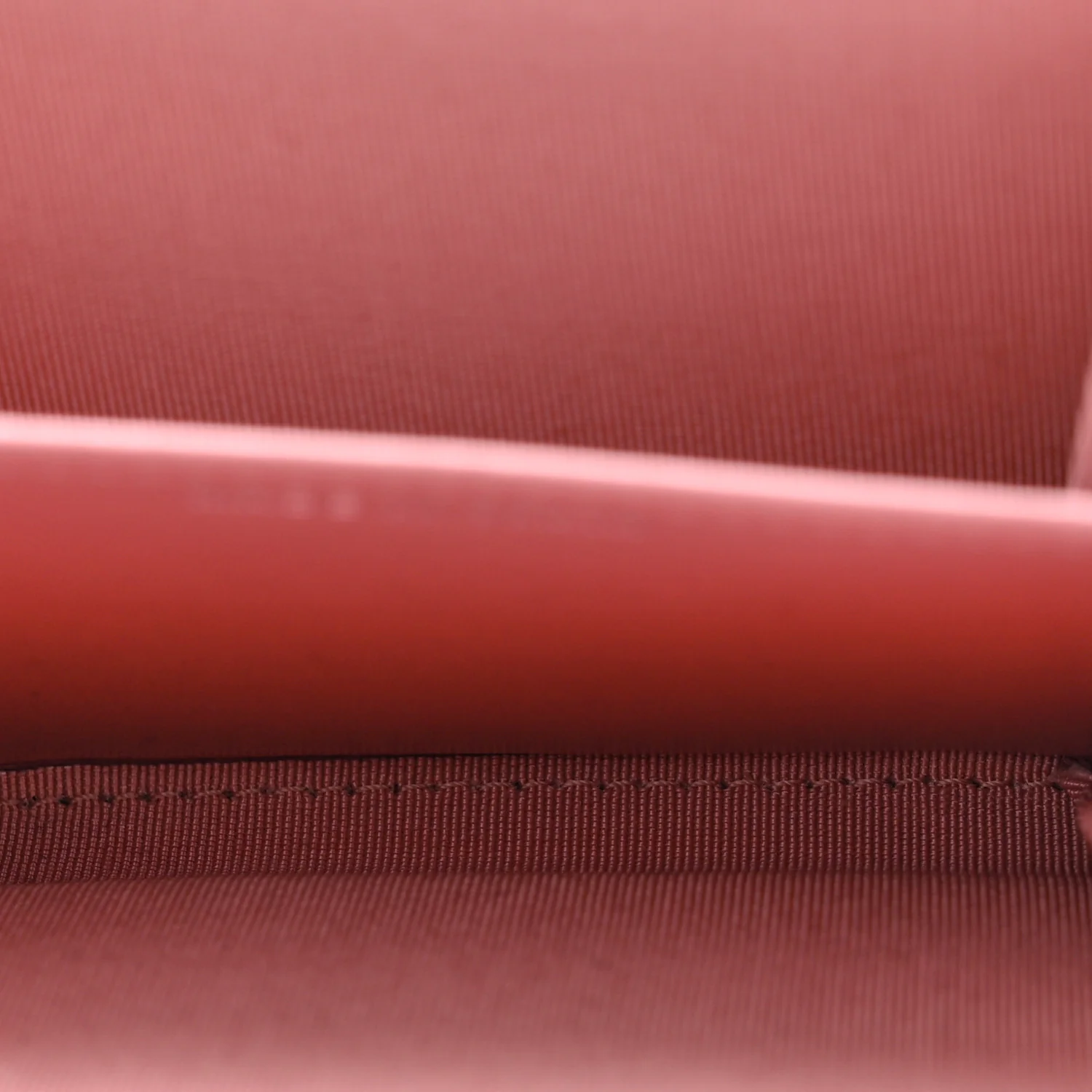Lambskin Quilted Flap Card Holder Pink - Image 5