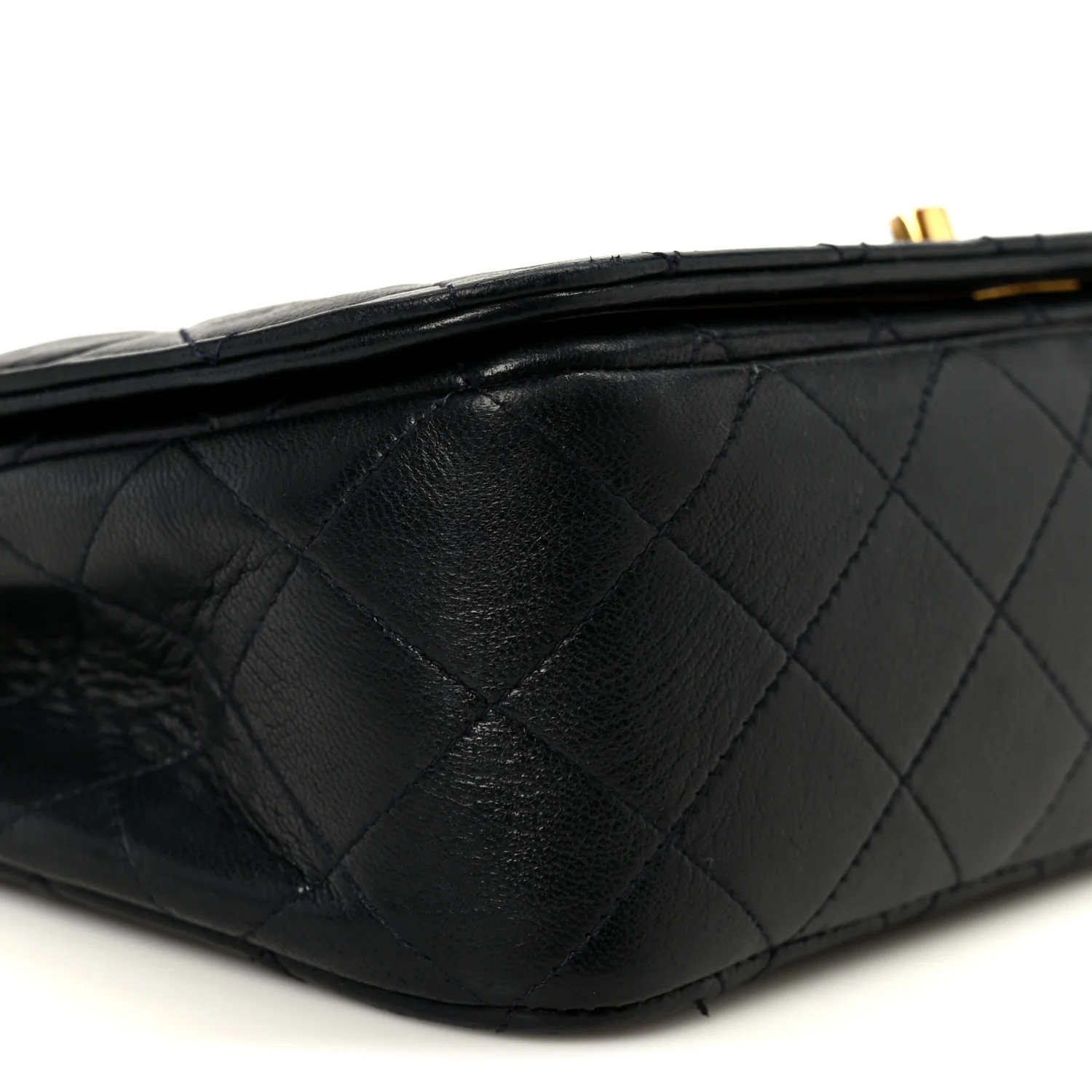 Lambskin Quilted Full Flap Black - Image 10