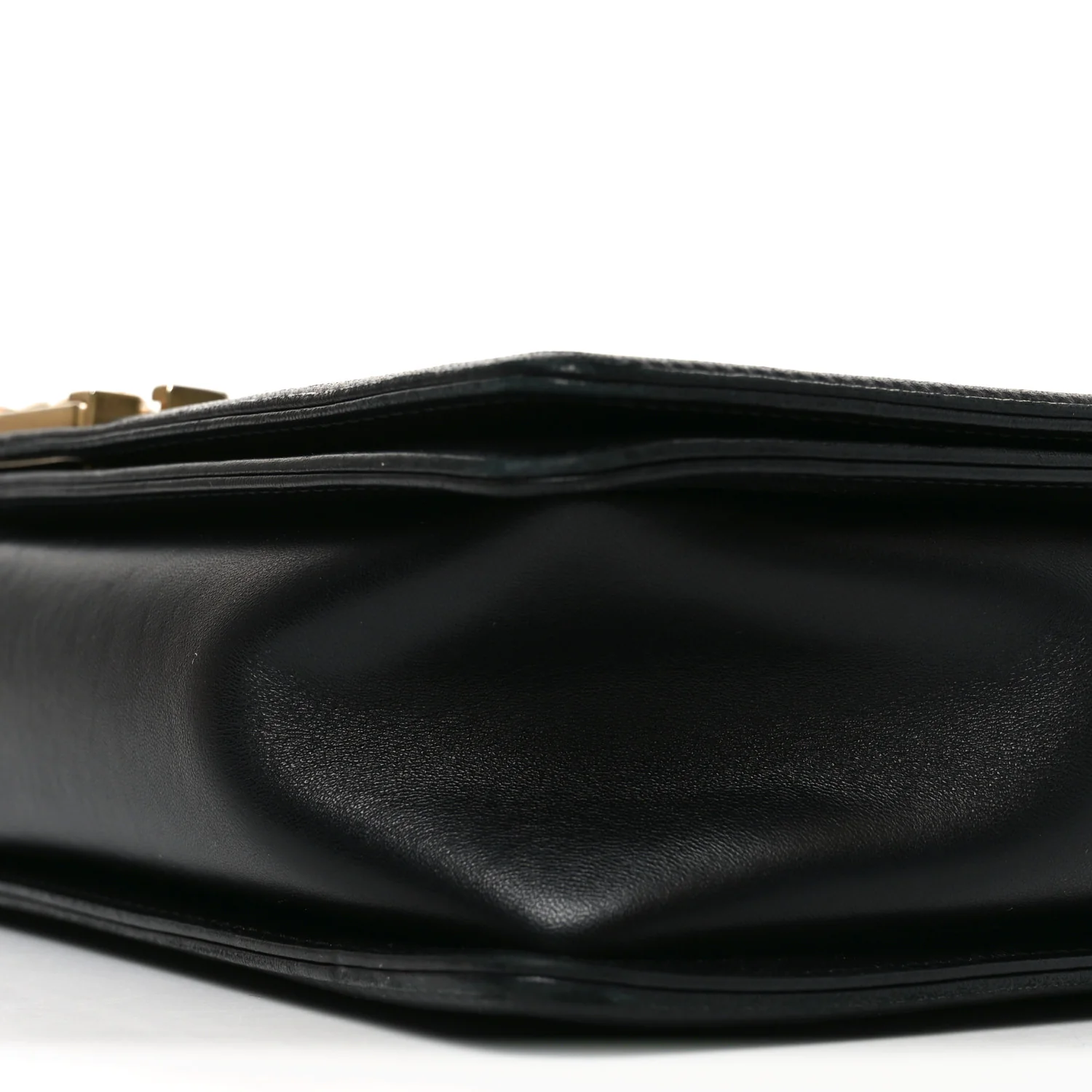 Lambskin Quilted Large Boy Flap Black - Image 10