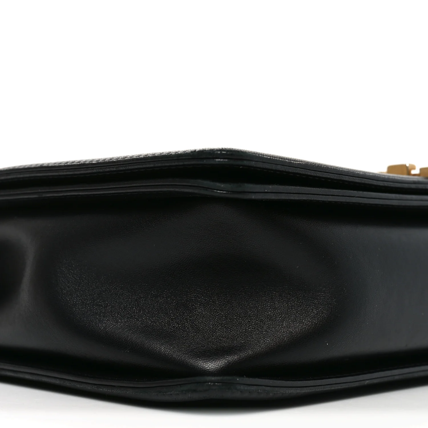Lambskin Quilted Large Boy Flap Black - Image 9
