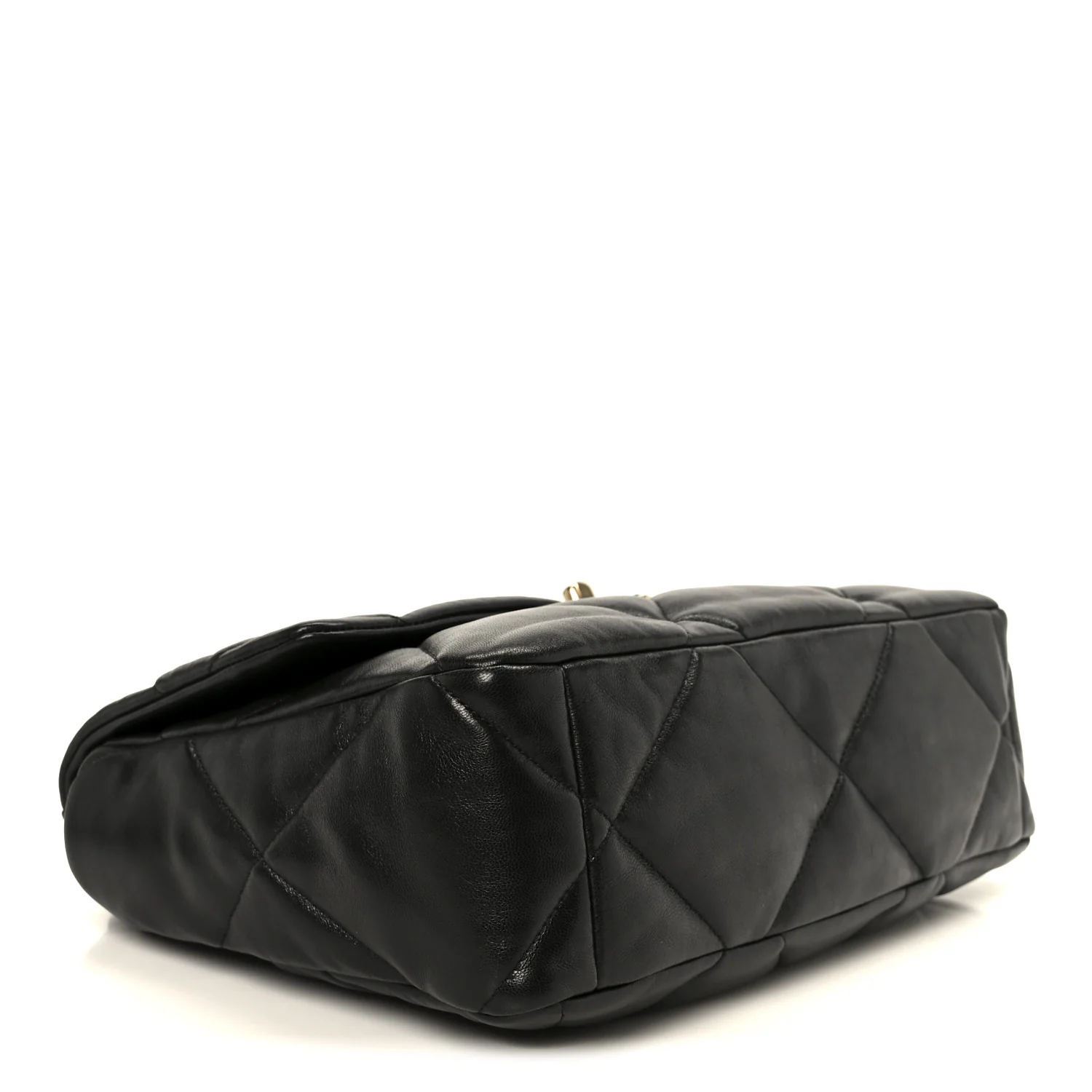 Lambskin Quilted Large Chanel 19 Flap Black - Image 4
