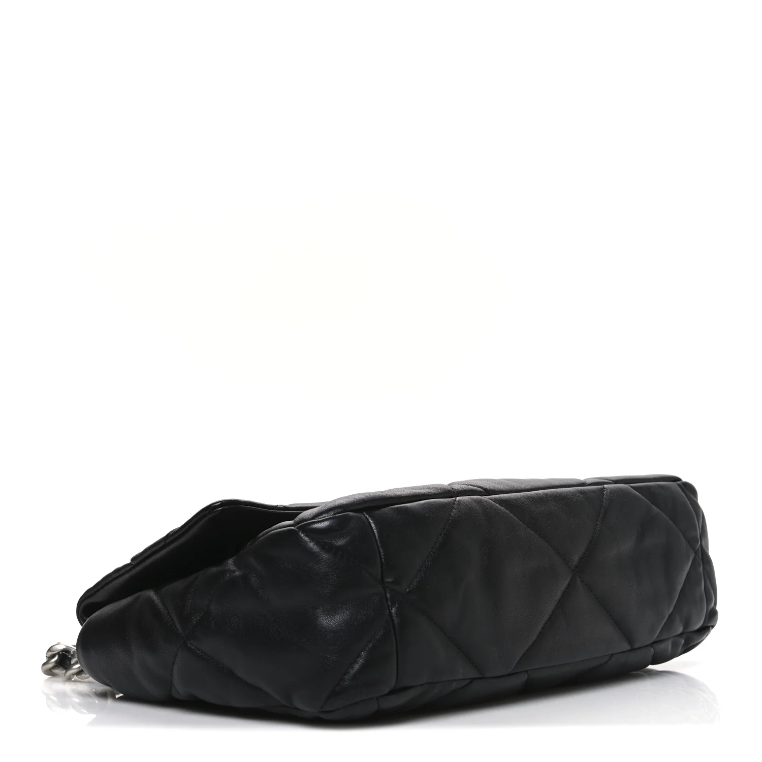 Lambskin Quilted Large Chanel 19 Flap Black - Image 4