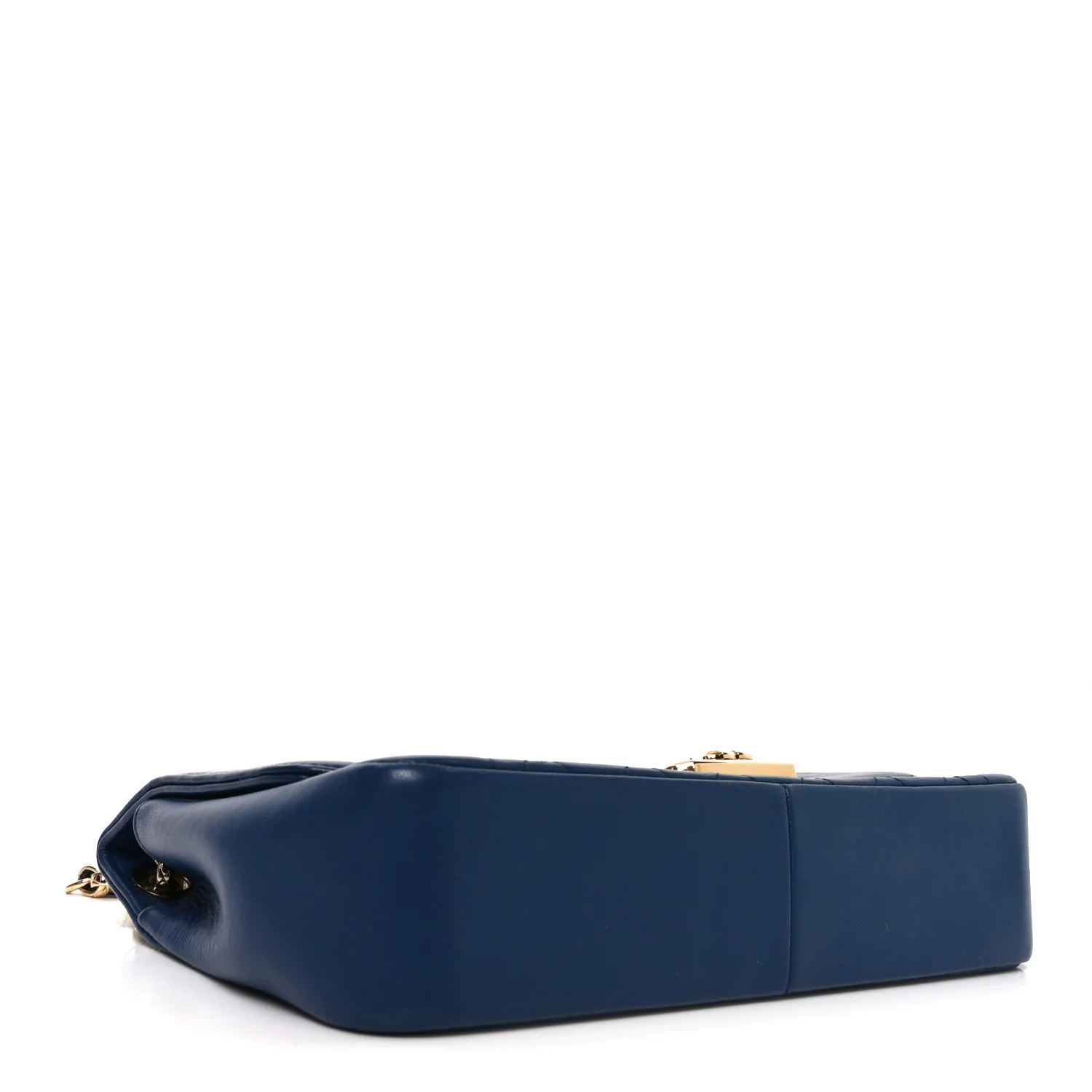 Lambskin Quilted Large Chic With Me Flap Navy - Image 4