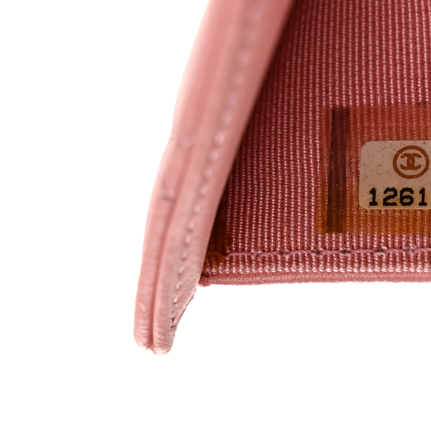 Lambskin Quilted Large Flap Wallet Pink - Image 8