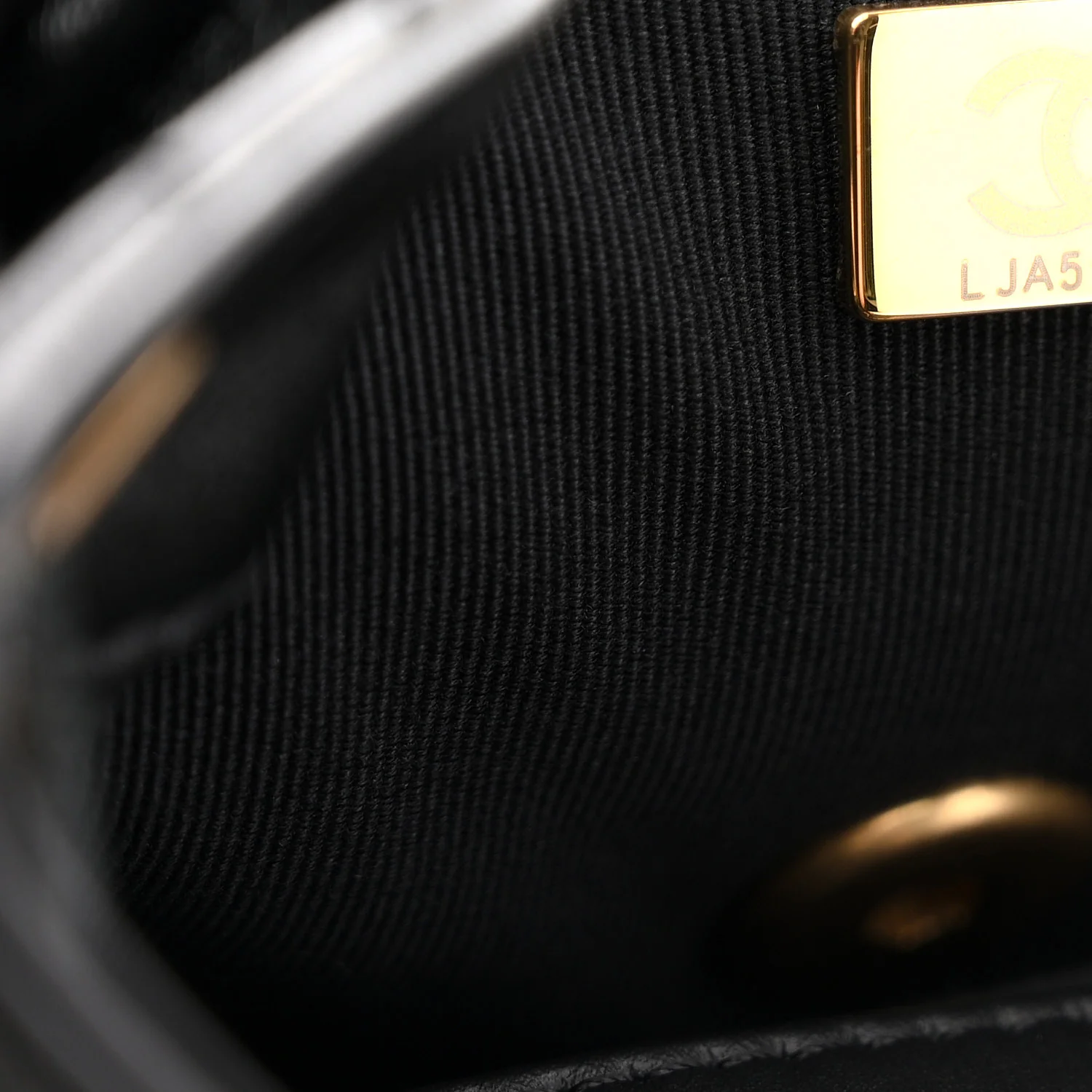 Lambskin Quilted Logo Mini Backpack Black - Image 7
