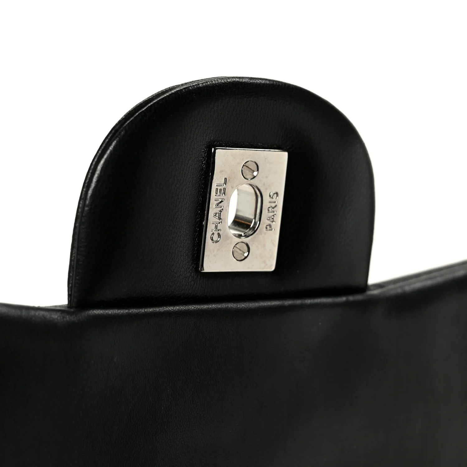 Lambskin Quilted Maxi Double Flap Black - Image 7