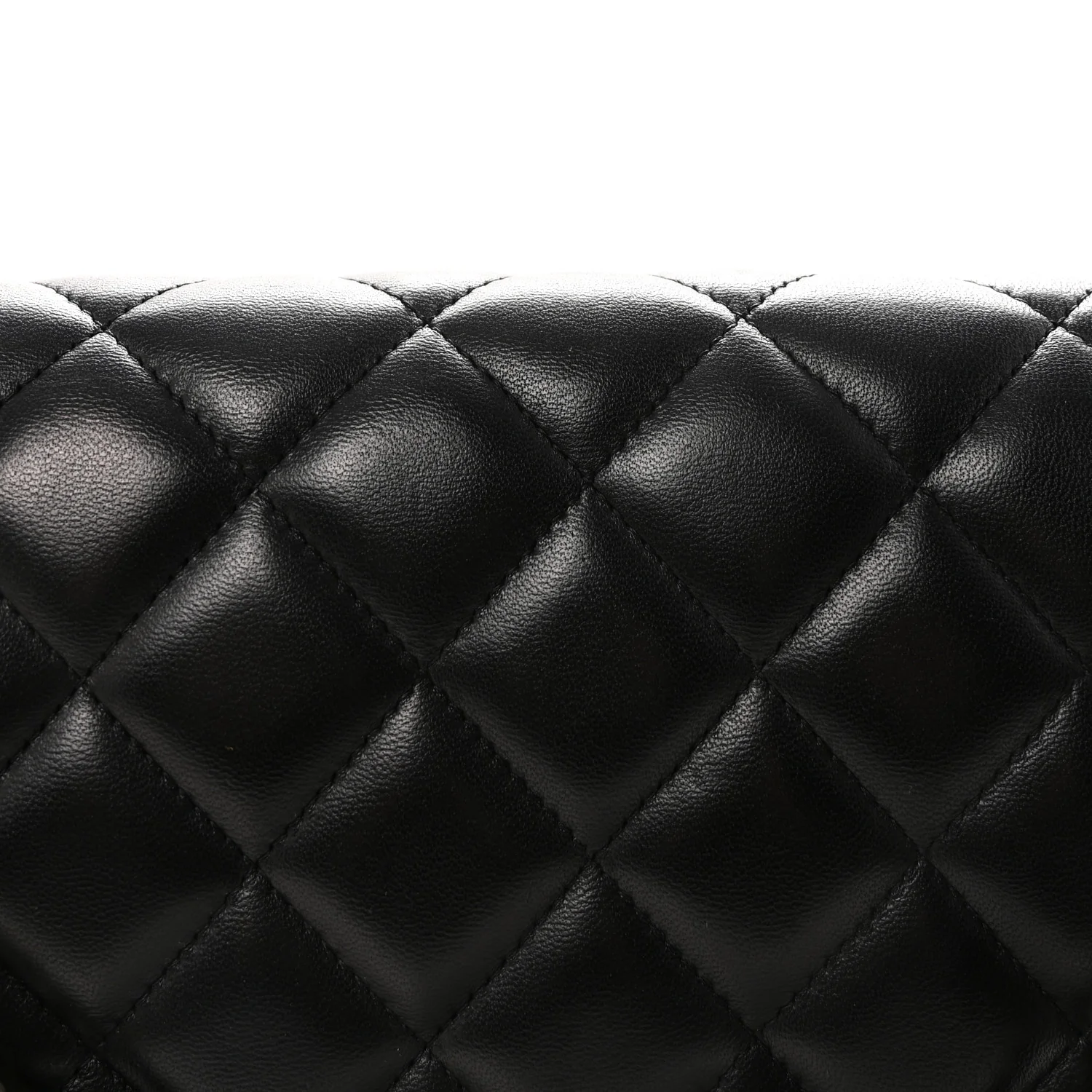 Lambskin Quilted Maxi Double Flap Black - Image 8